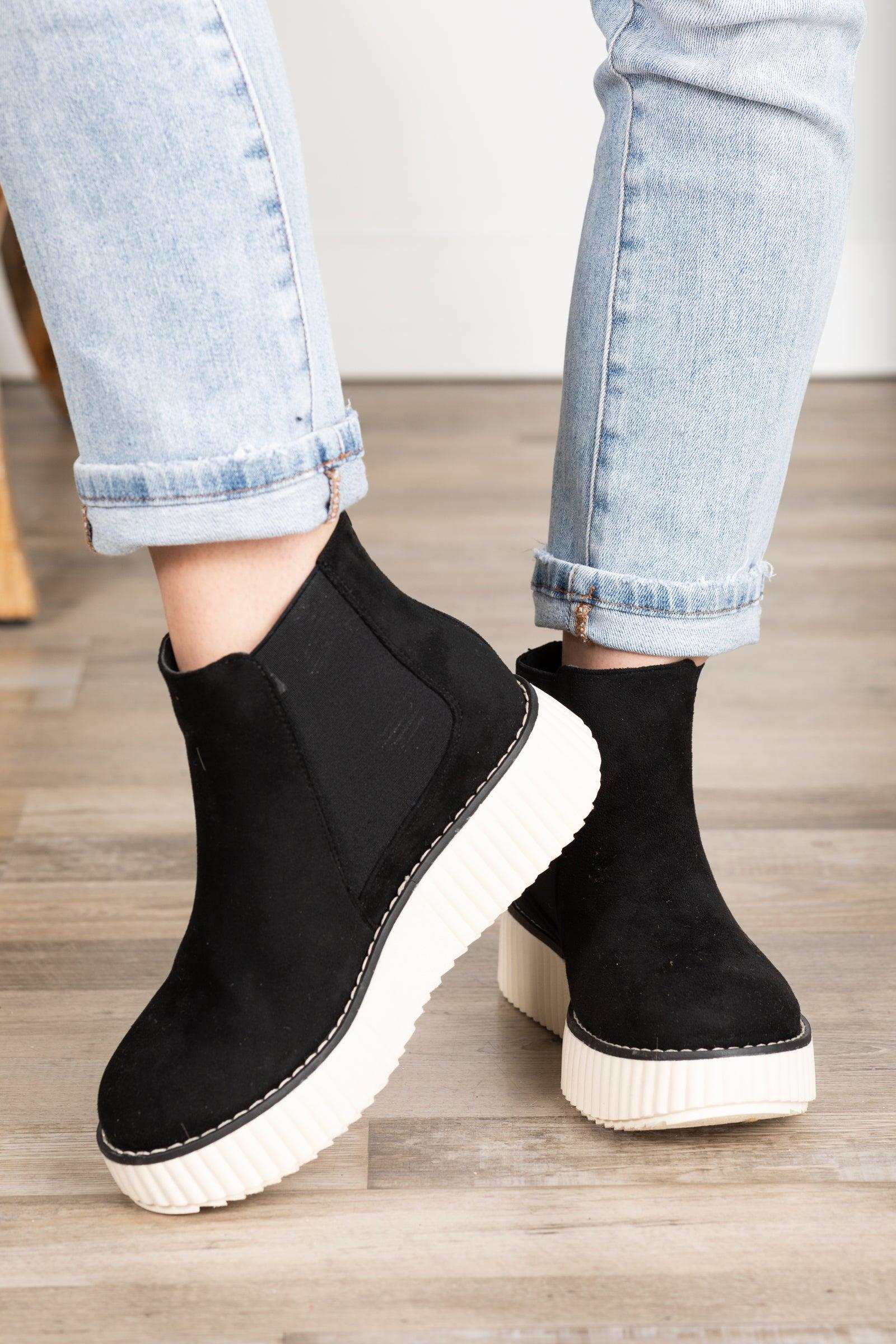 Suede Platform Bootie Product Image