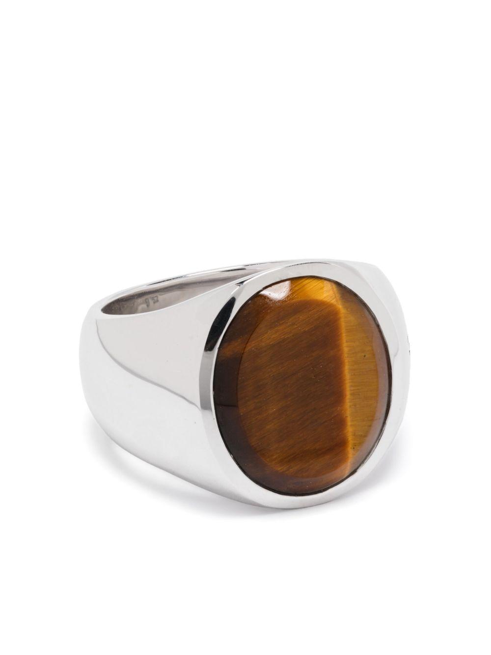 sterling silver tiger eye ring Product Image