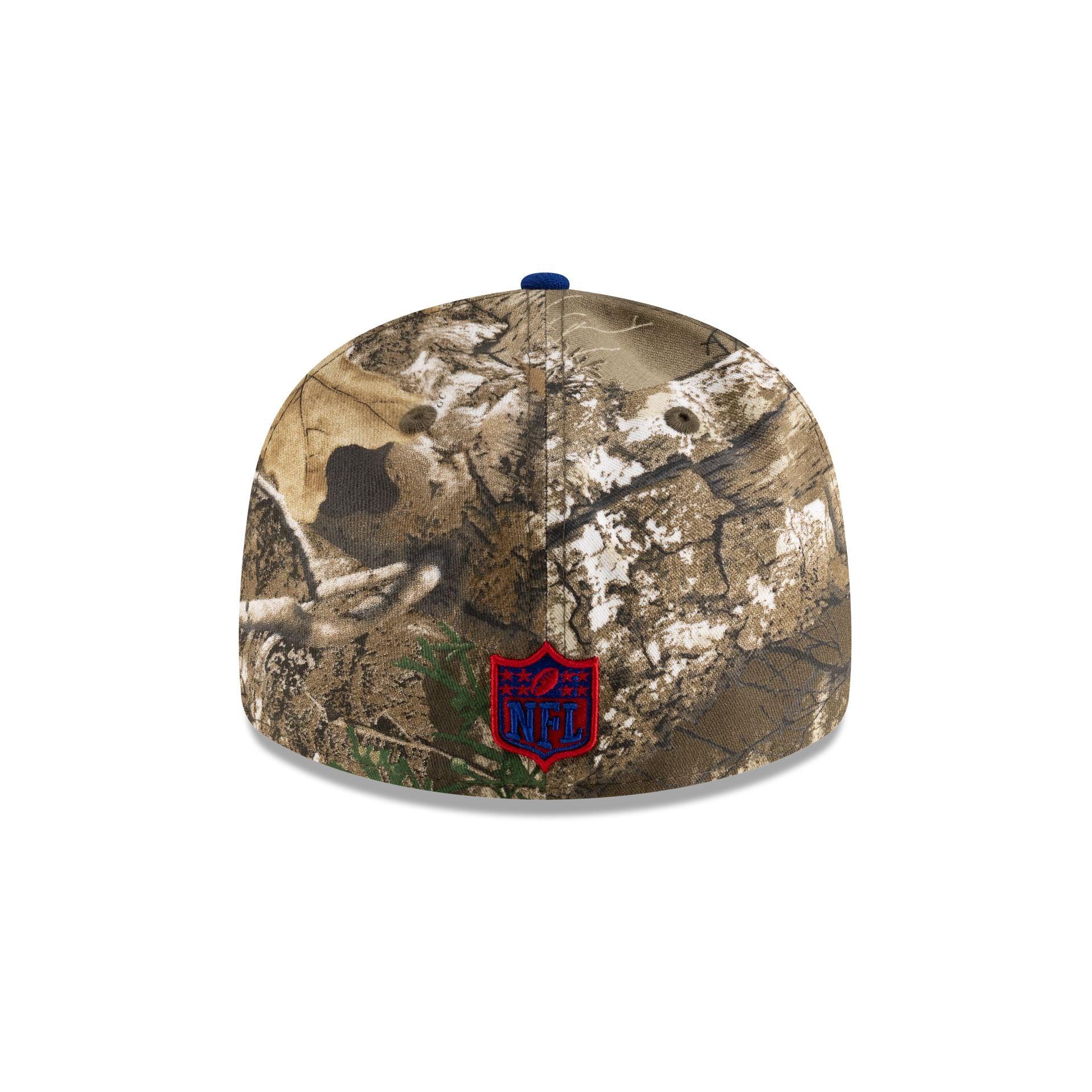 Just Caps Realtree New York Giants Low Profile 59FIFTY Fitted Hat Male Product Image