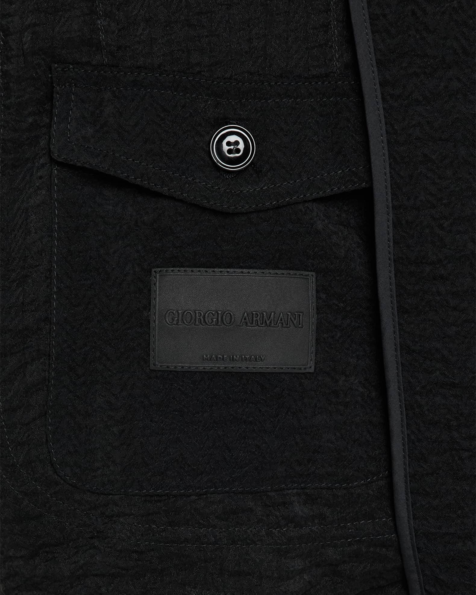 Men's Herringbone Cupro-Blend Blazer Product Image