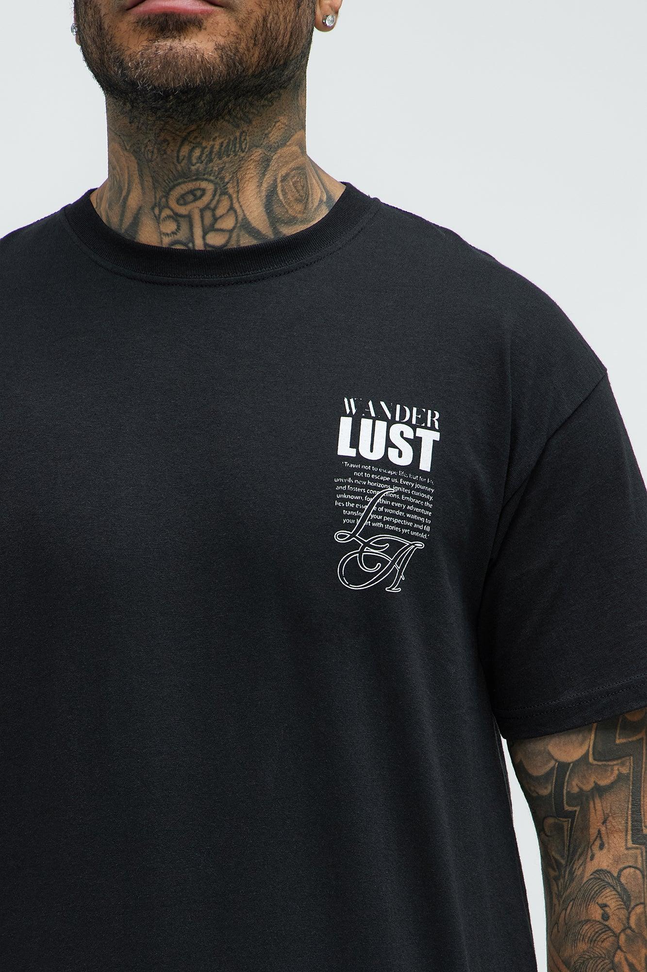 Wander Lust LA Short Sleeve Tee - Black Product Image