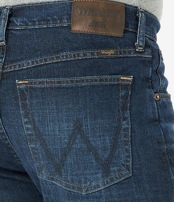 Wrangler® Regular Fit Straight Leg Denim Jeans Product Image