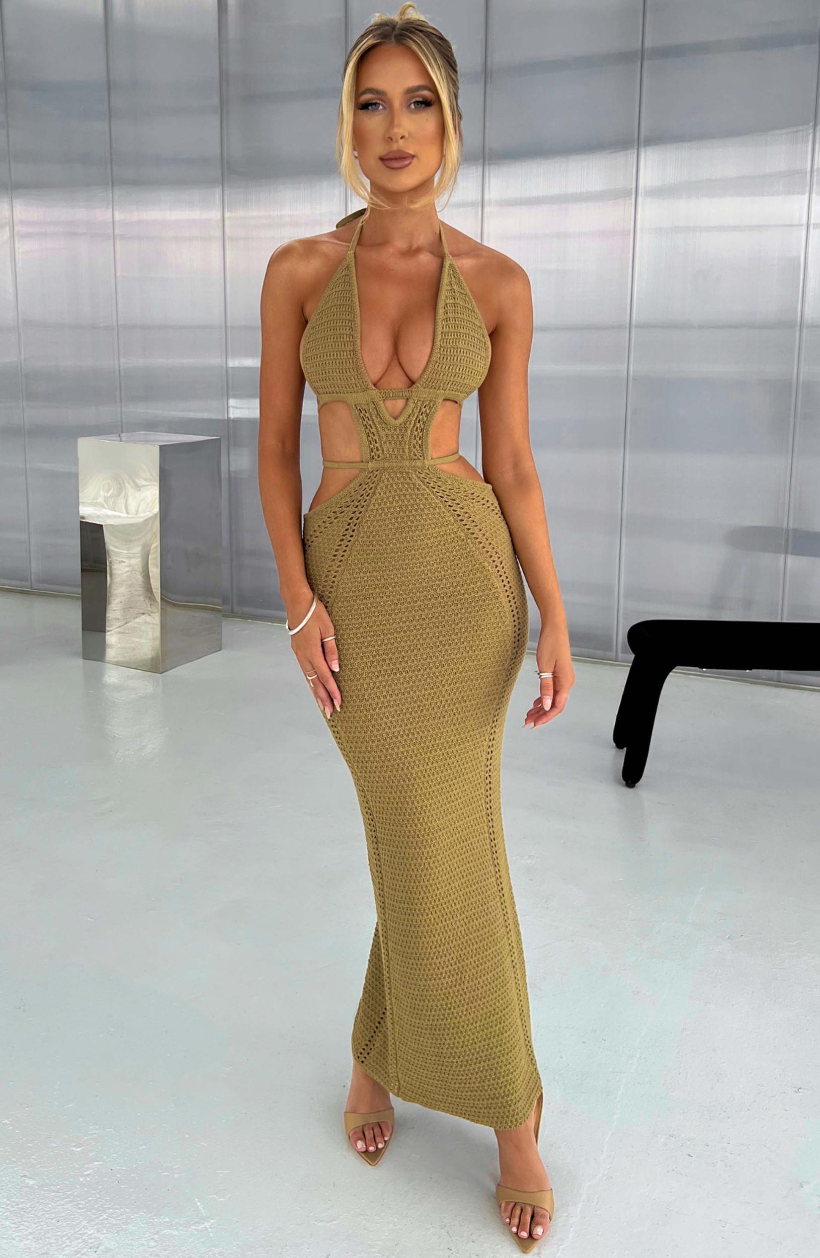 Arabella Maxi Dress - Khaki Product Image