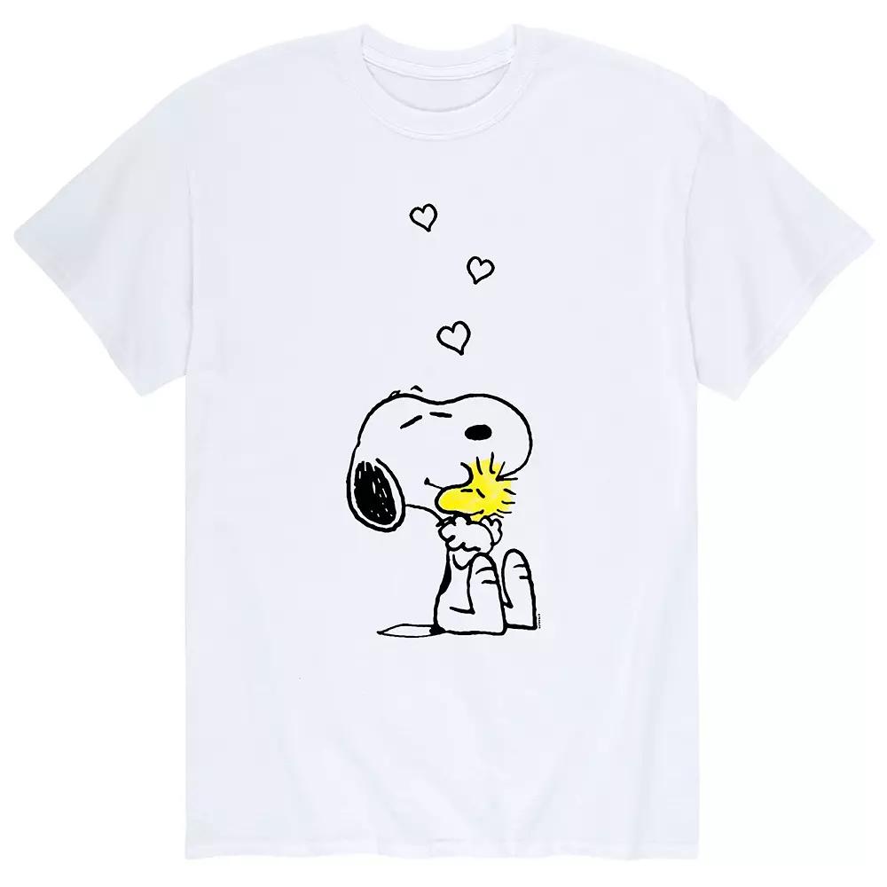 Men's Peanuts Snoopy Hugs & Love Tee,  Product Image