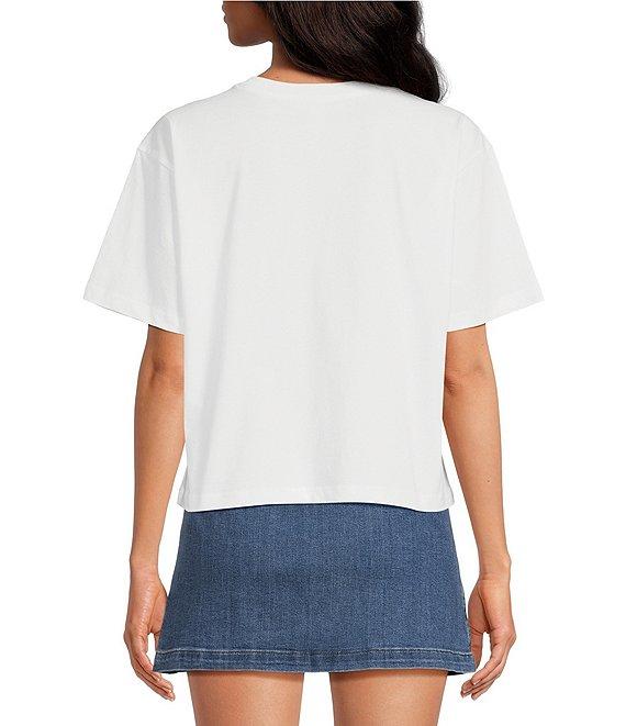 Chelsea & Violet Printed Crew Neckline Short Sleeve Amalfi Tee Product Image