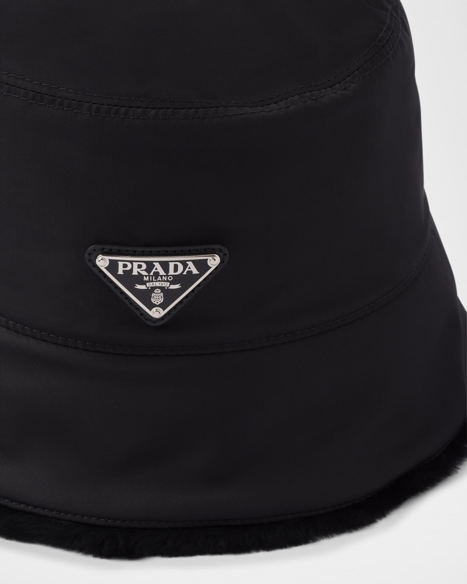 Men's Re-Nylon And Lamb Shearling Bucket Hat Product Image