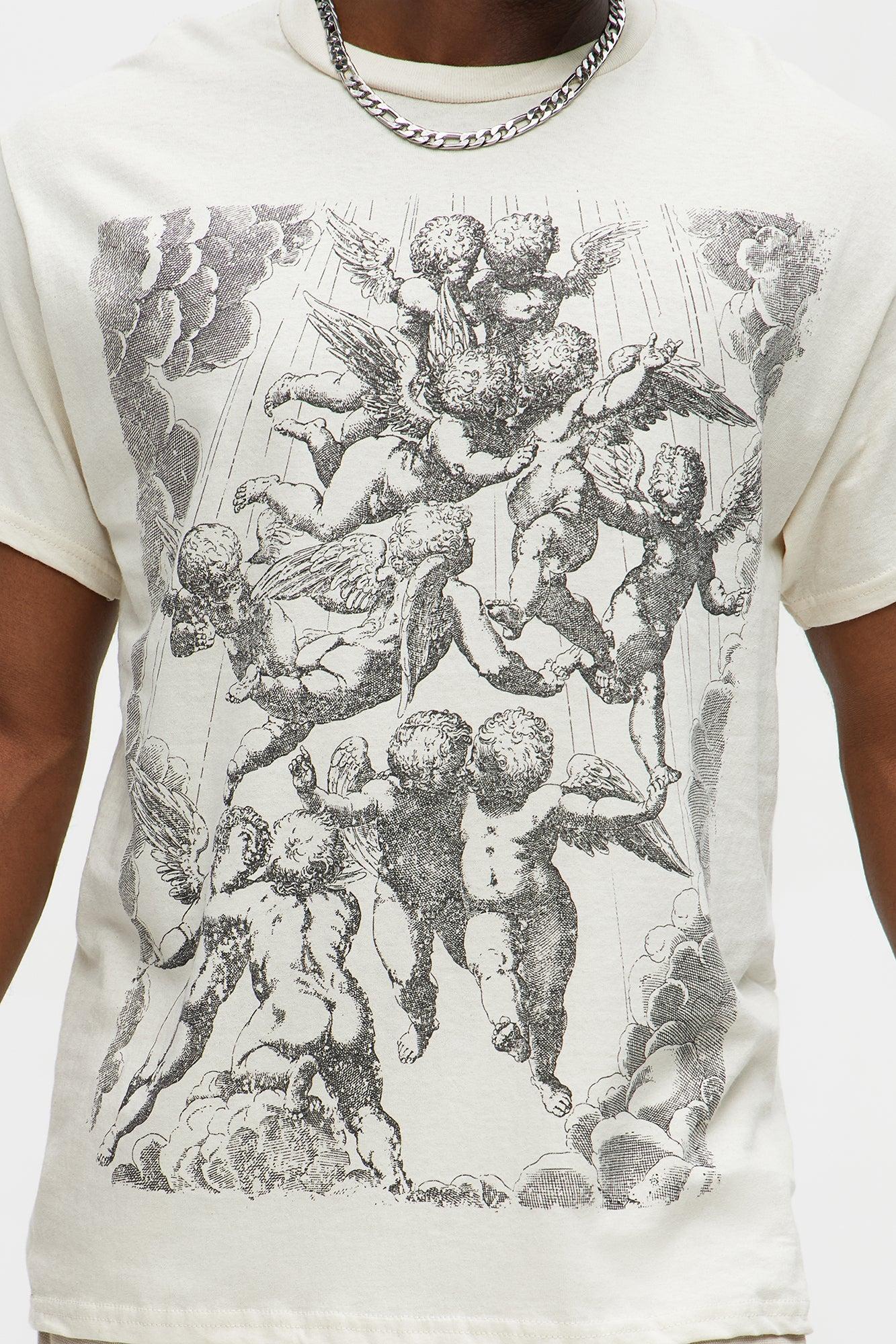 Angels From The Heavens Short Sleeve Tee - Natural Product Image
