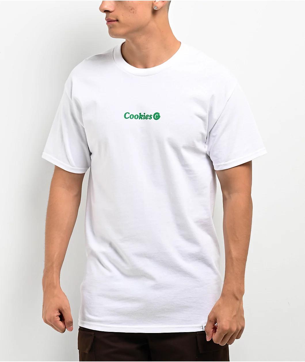 Cookies Triple Joint White T-Shirt Product Image