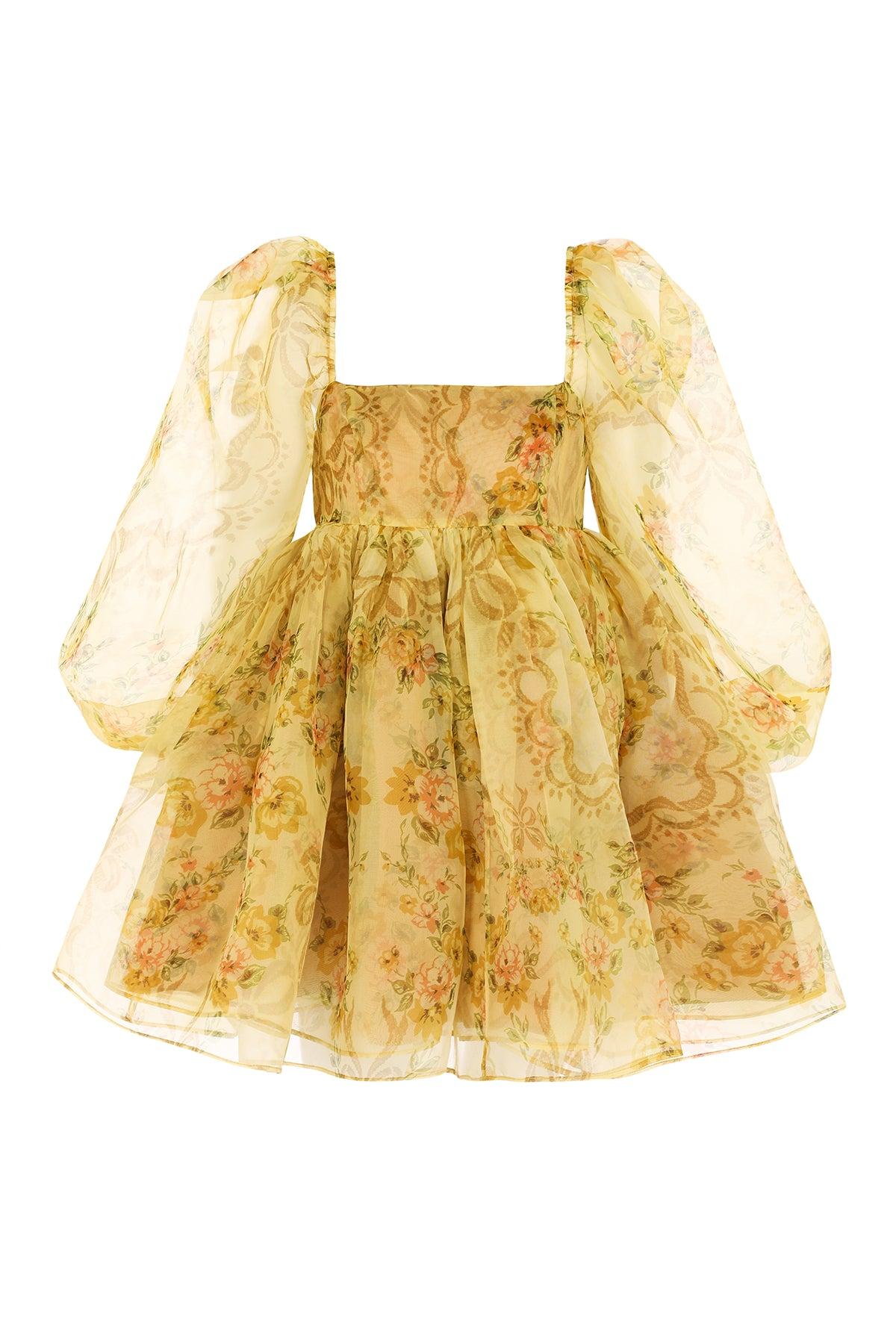 The Crème Brulee Puff Dress Product Image