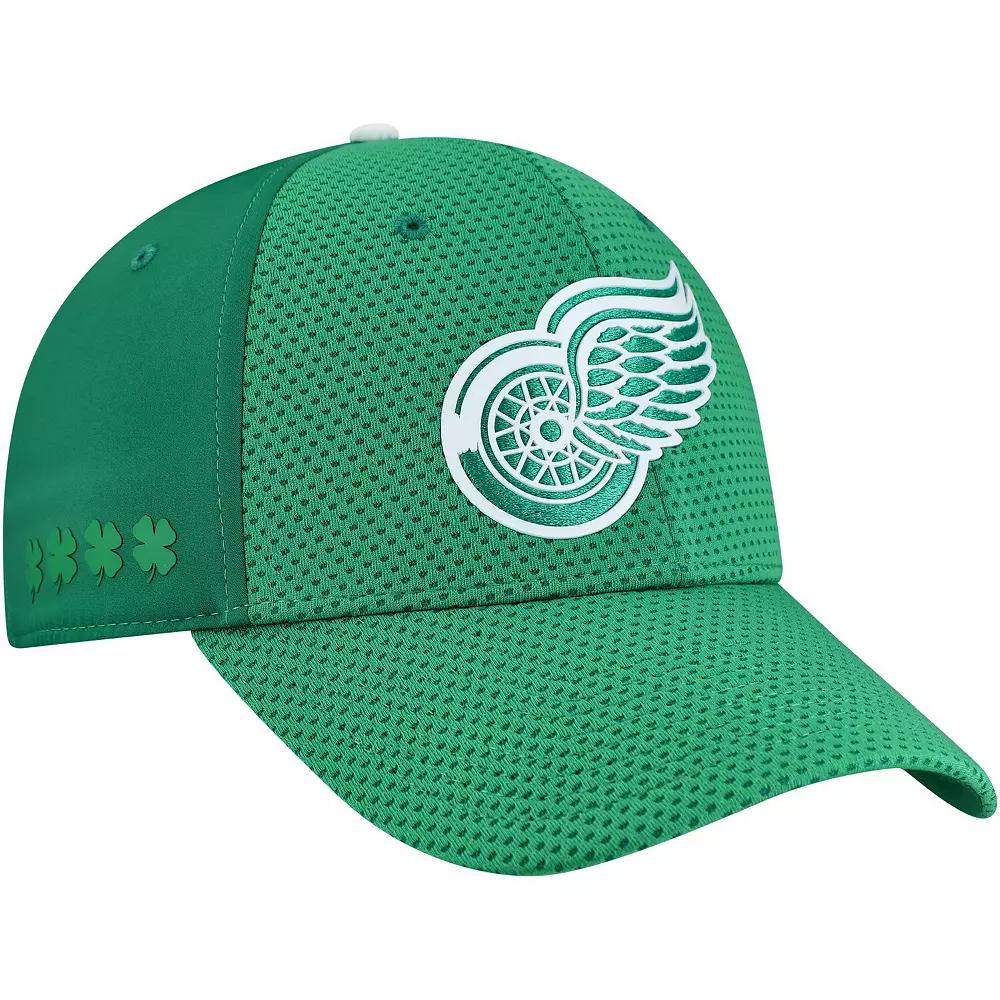 Men's Fanatics Kelly Green Detroit Red Wings Authentic Pro St. Patrick's Day Flex Hat, Size: Medium/Large Product Image