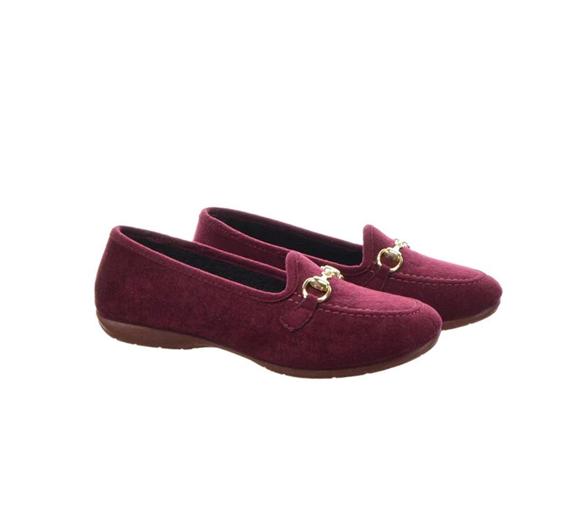 Comfy Burgundy Slipper Product Image