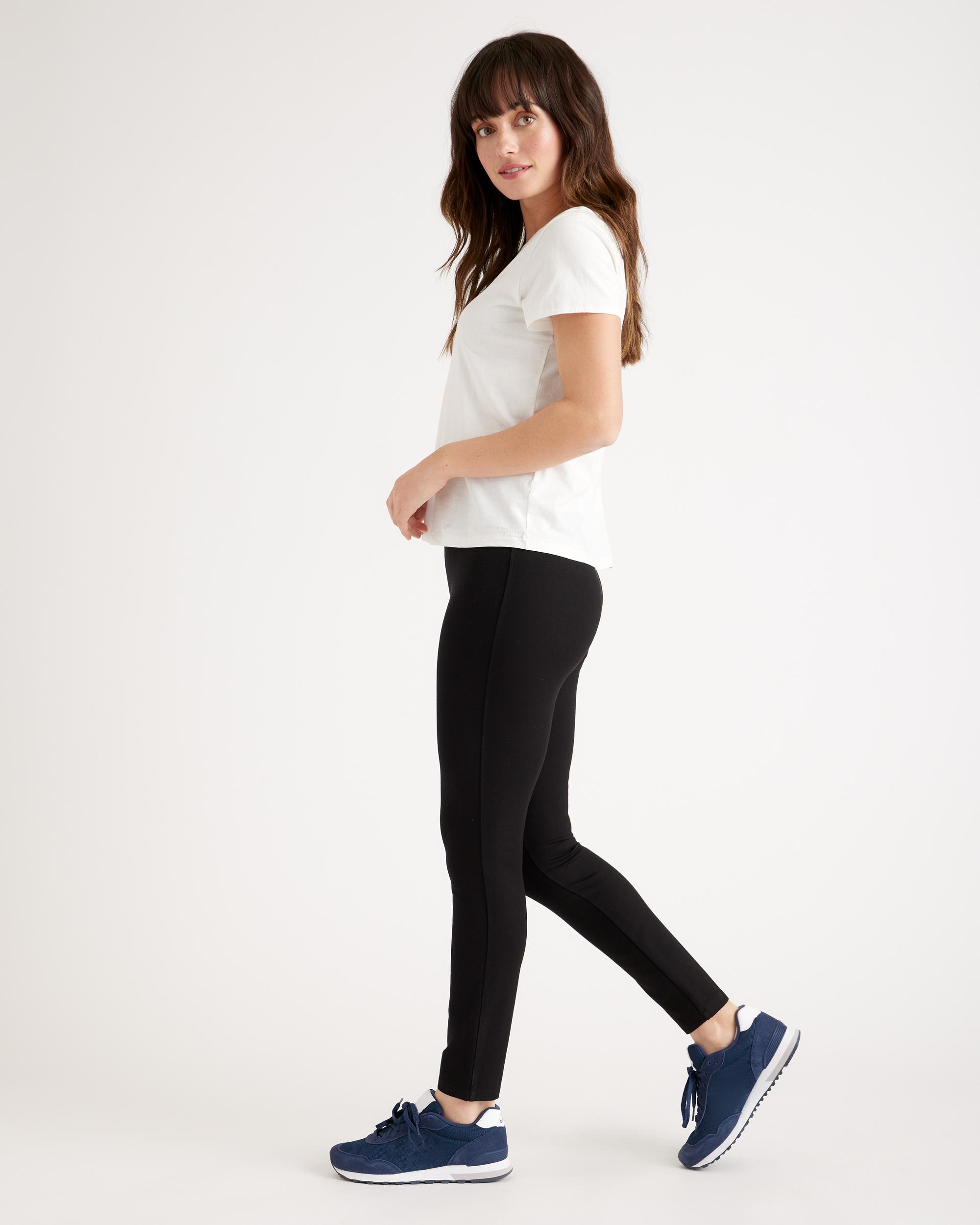Quince | Women's Ultra-Stretch Ponte Skinny Pants Petite Rayon Product Image