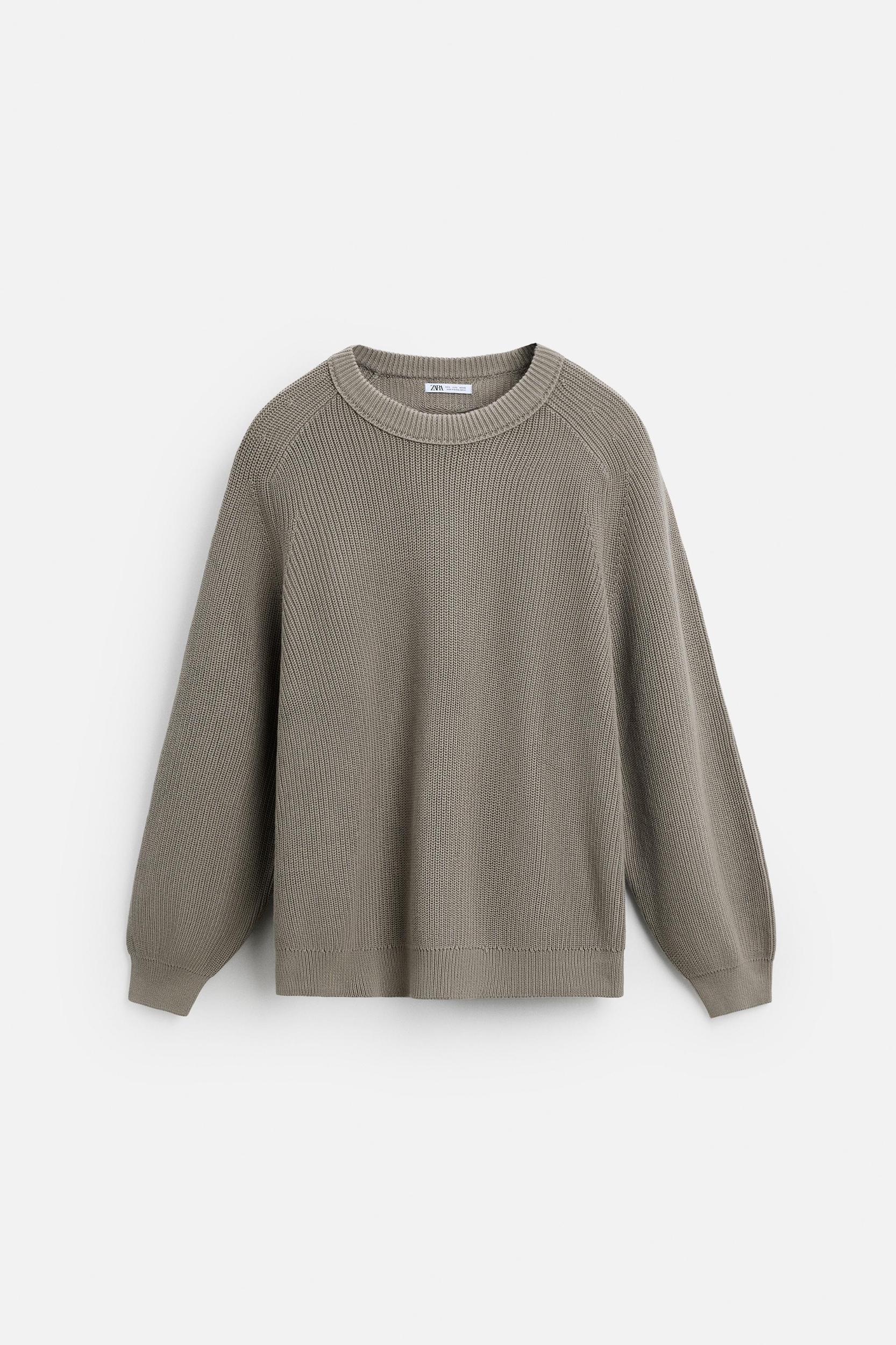 RELAXED FIT STRUCTURE SWEATER Product Image