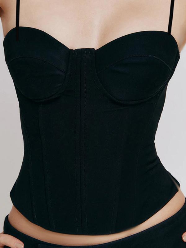 Fishbone Waistband Slimming Cami Top Product Image