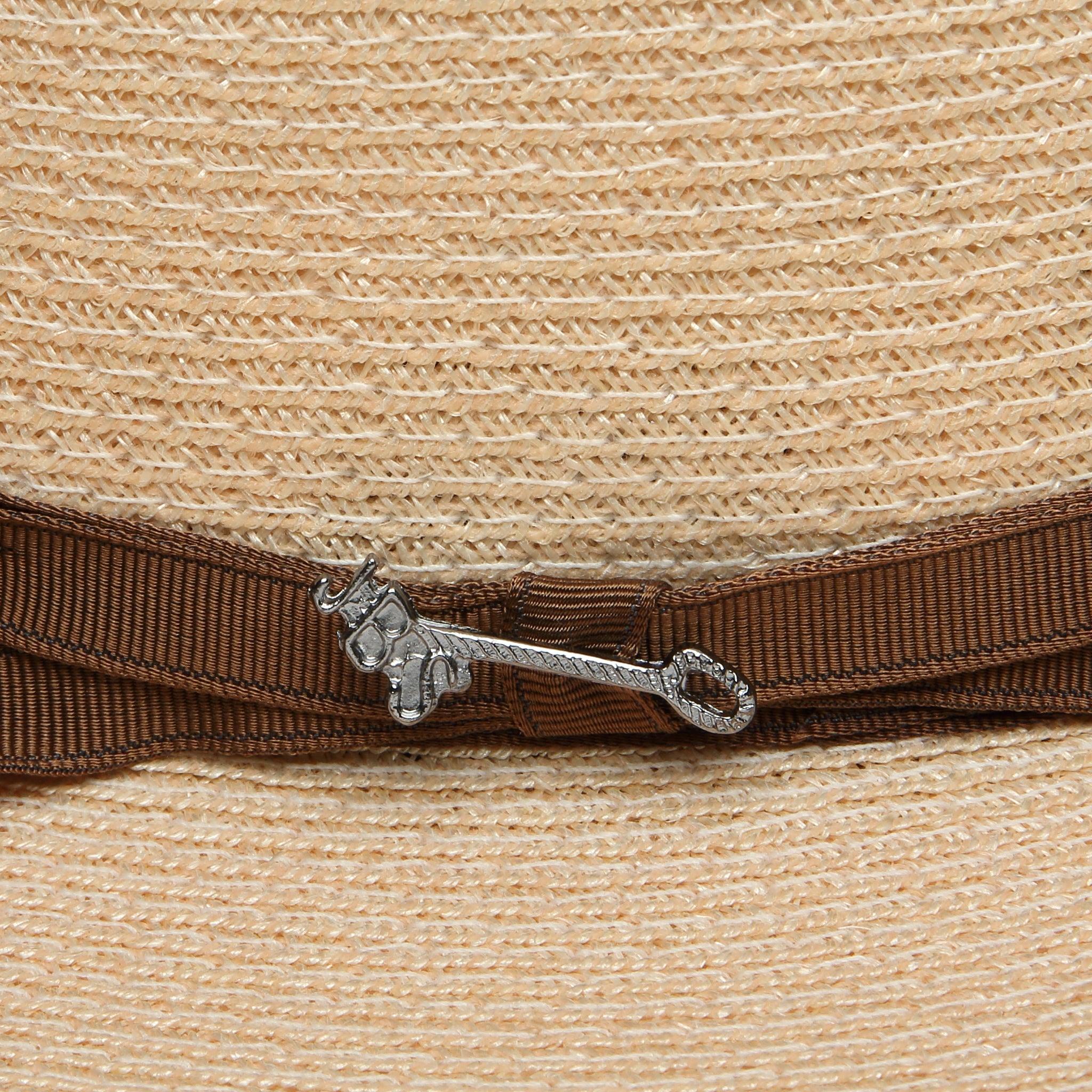 Open Road Hemp Fedora - Natural Product Image