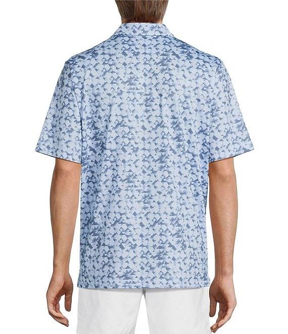 Roundtree & Yorke Performance Triangle Printed Polo Shirt Product Image