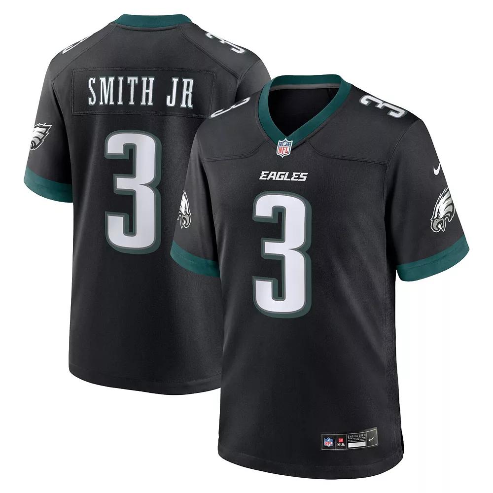 Men's Nike Nolan Smith Black Philadelphia Eagles Alternate Game Jersey, Size: 2XL Product Image