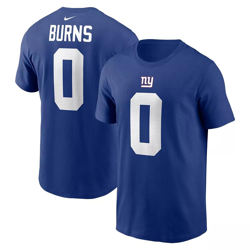 Men's Nike Brian Burns Royal New York Giants Player Name & Number T-Shirt,  Product Image