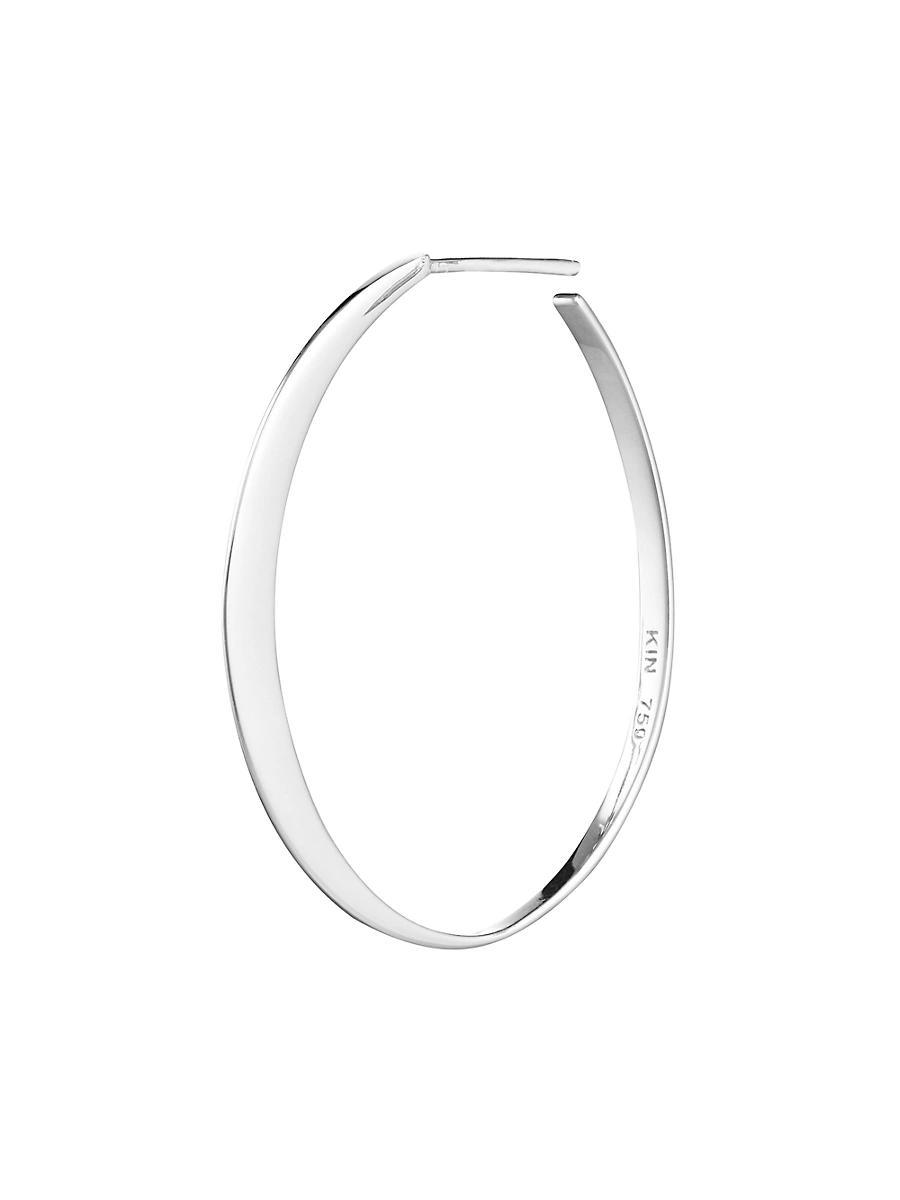 Mens The Radient Glow Sterling Silver Hoop Earring Product Image