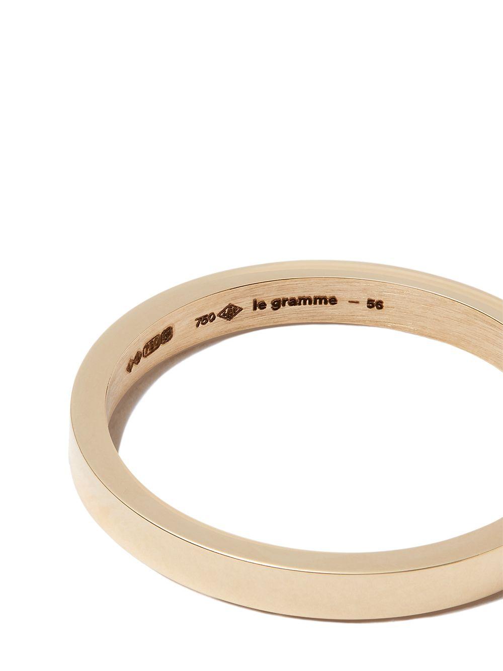 18kt yellow gold 3g wedding band ring Product Image