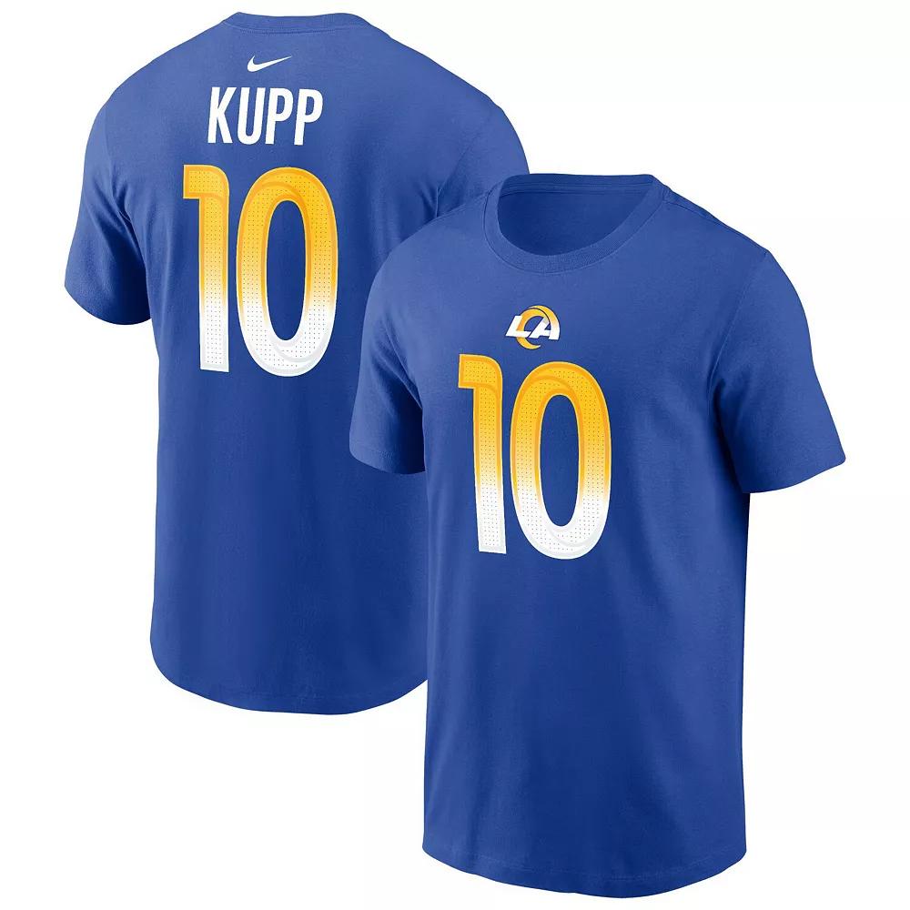 Men's Nike Cooper Kupp Royal Los Angeles Rams Player Name & Number T-Shirt, Size: Large, Blue Product Image