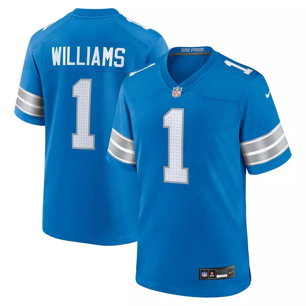 Jameson Williams Detroit Lions Nike Mens NFL Game Jersey | 67NM0B9K9JF-DEH Product Image