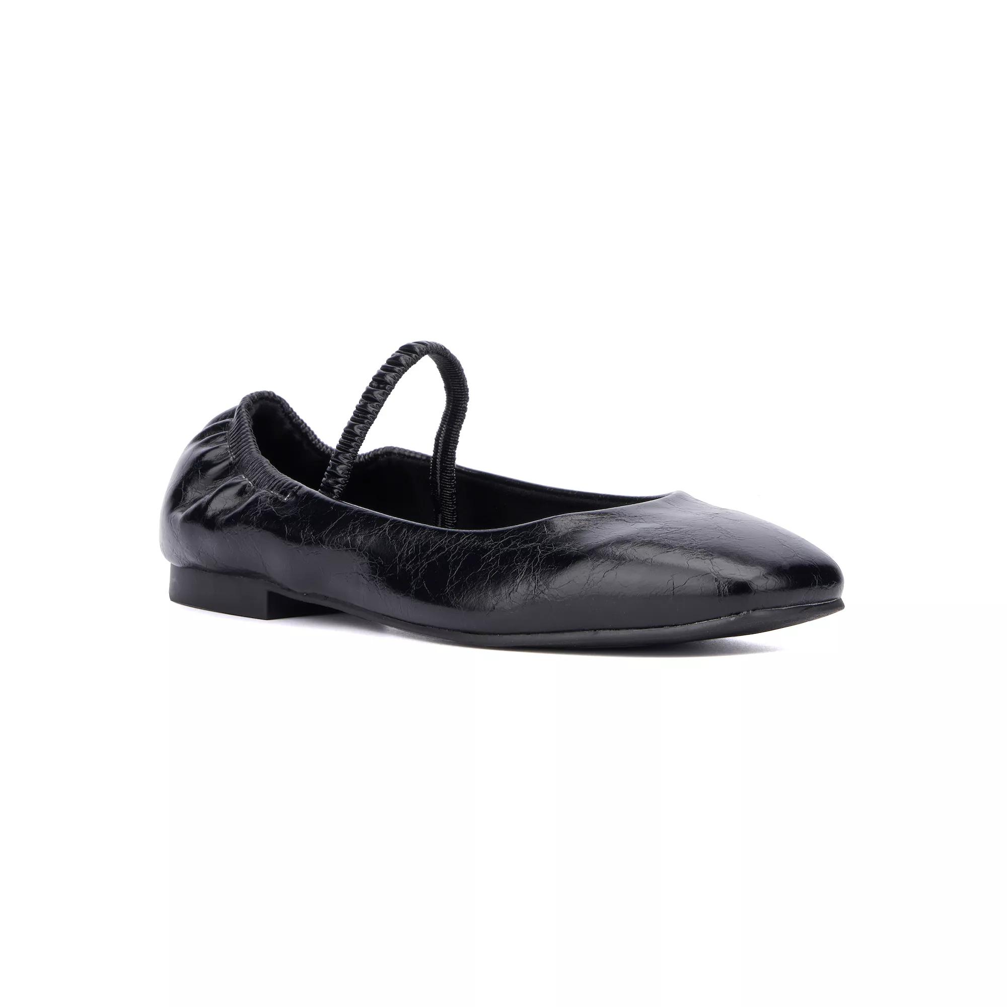 New York & Company® Women's Paris Elastic Back Ballet Flats,  Product Image