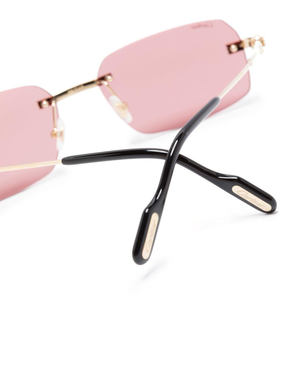 rectangle-frame sunglasses Product Image