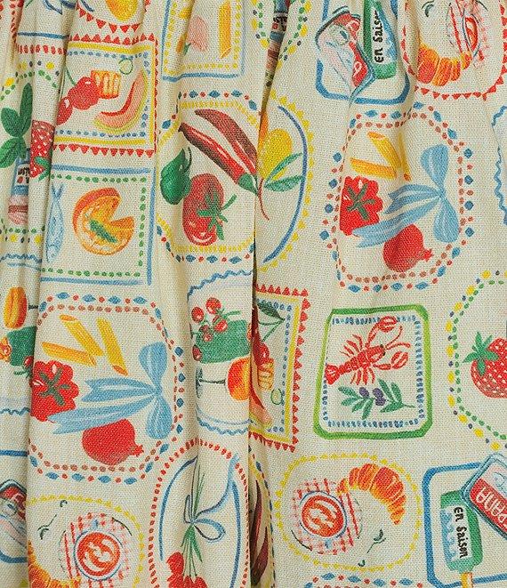 En Saison Nayeli Fruit Print Linen Blend Coordinating Midi Skirt Product Image