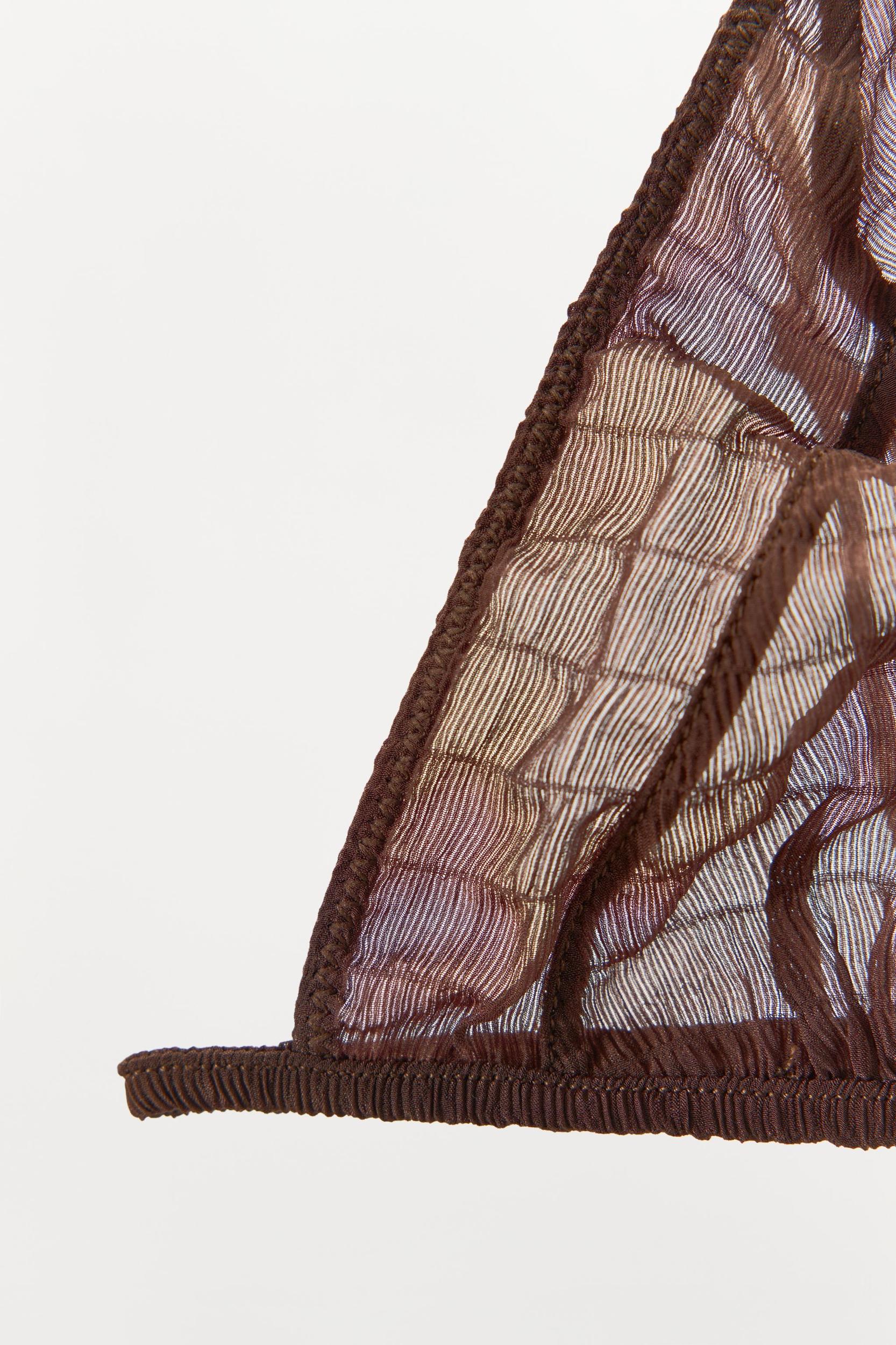 LIMITED EDITION STRUCTURED SILK BRALETTE Product Image