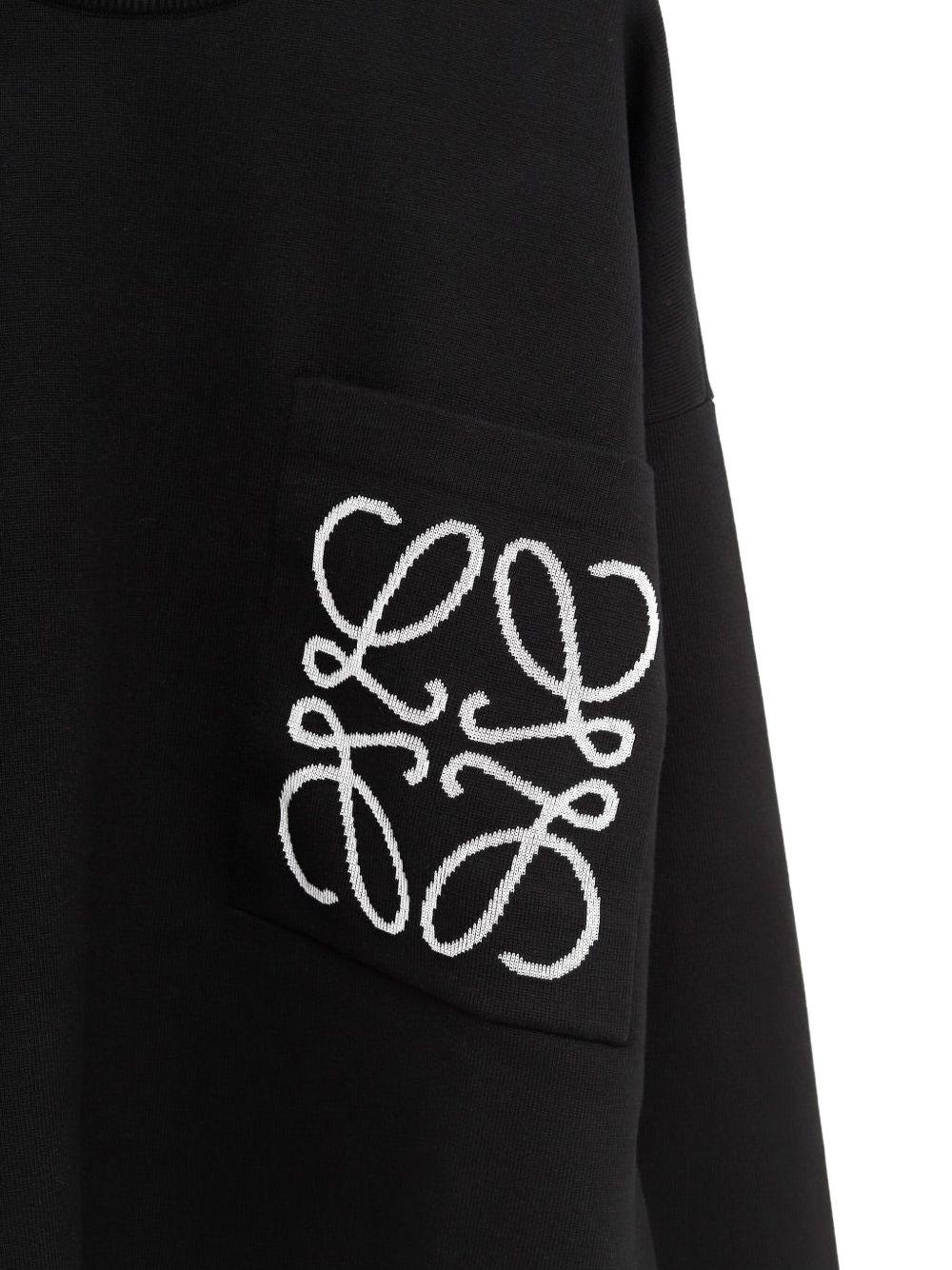 embroidered logo sweatshirt Product Image