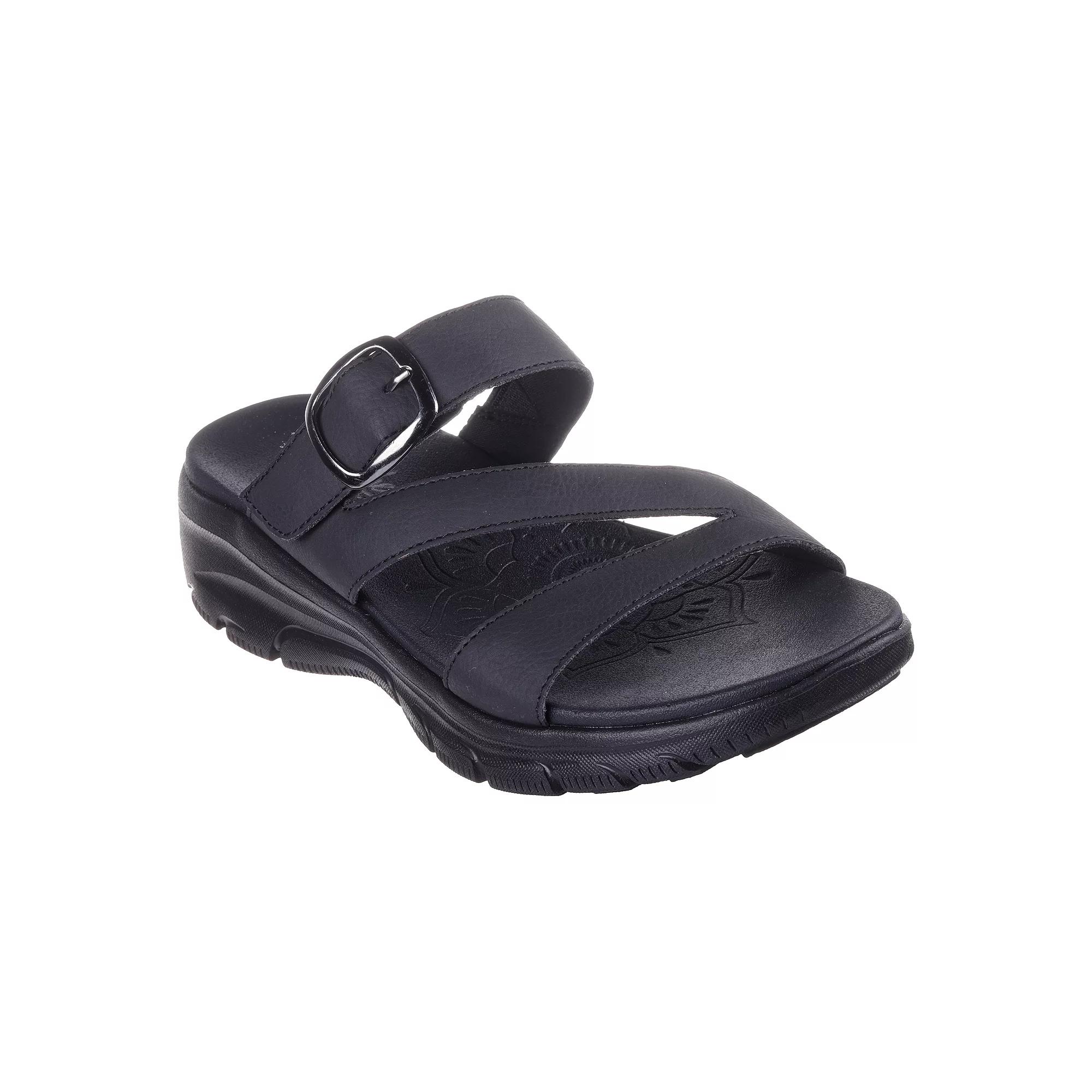Skechers Easy Going Slide On By Women's Slide Sandals, Size: 7, Black Product Image