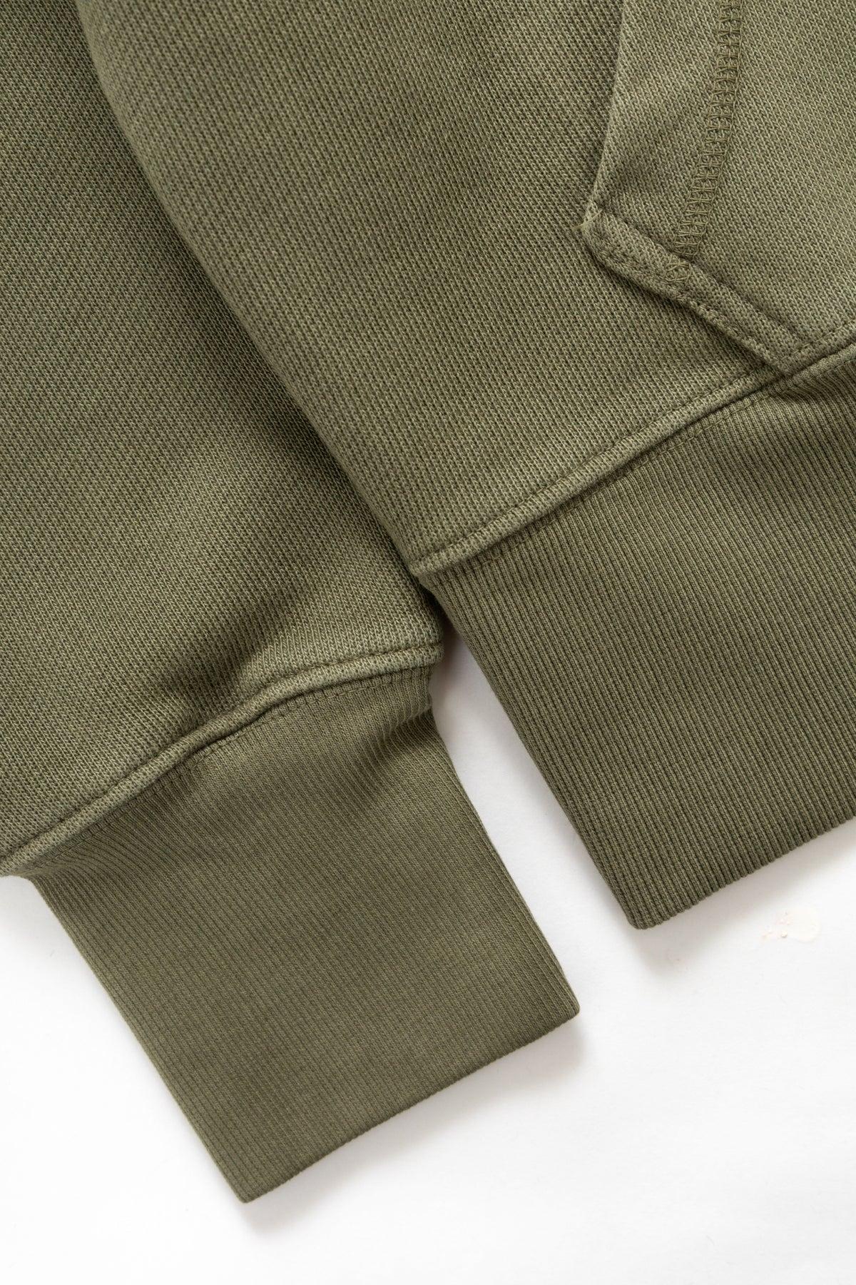 Power Goods - Loopback Zip Hoodie - Olive Product Image