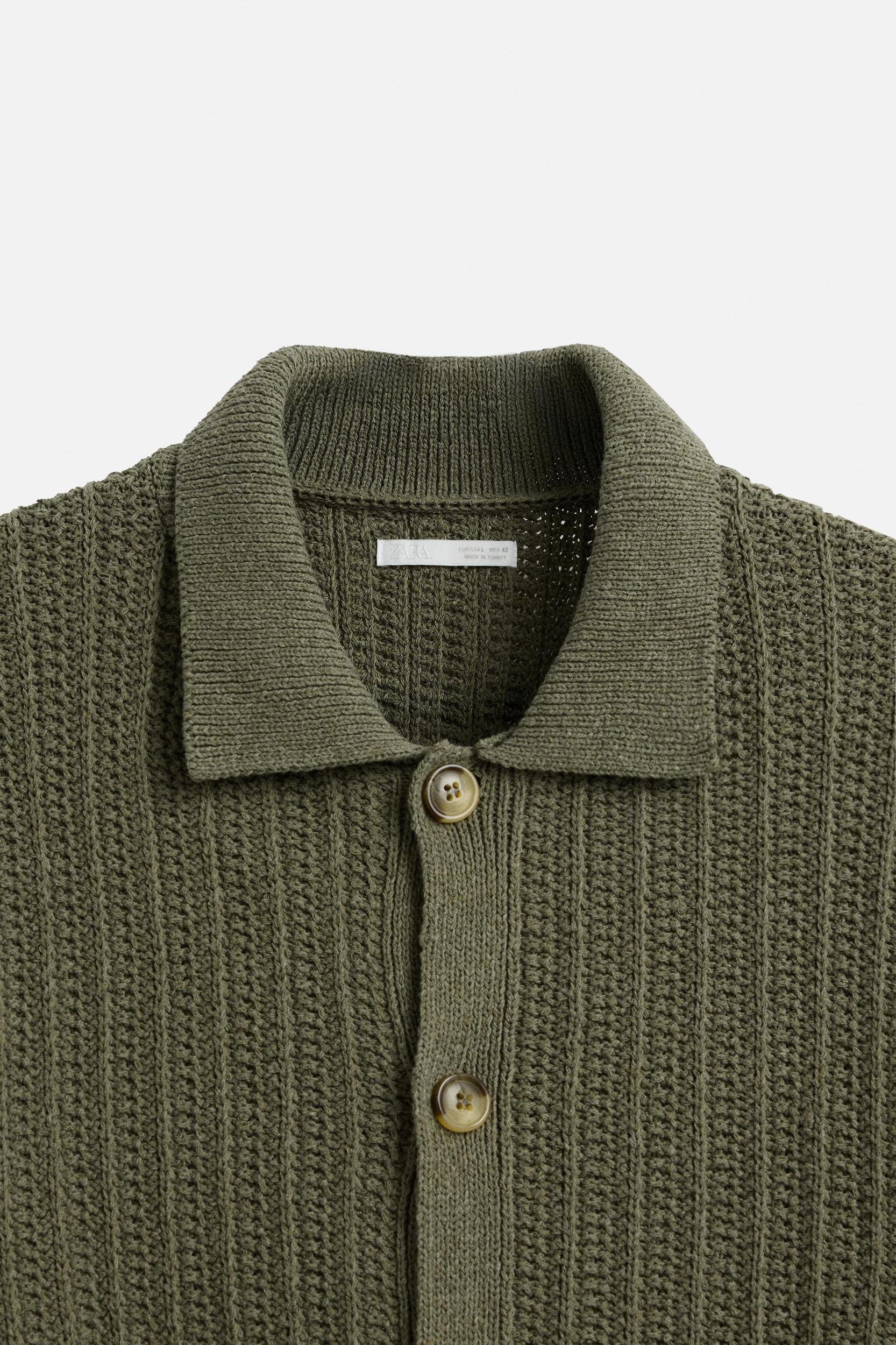 TEXTURED KNIT SHIRT Product Image