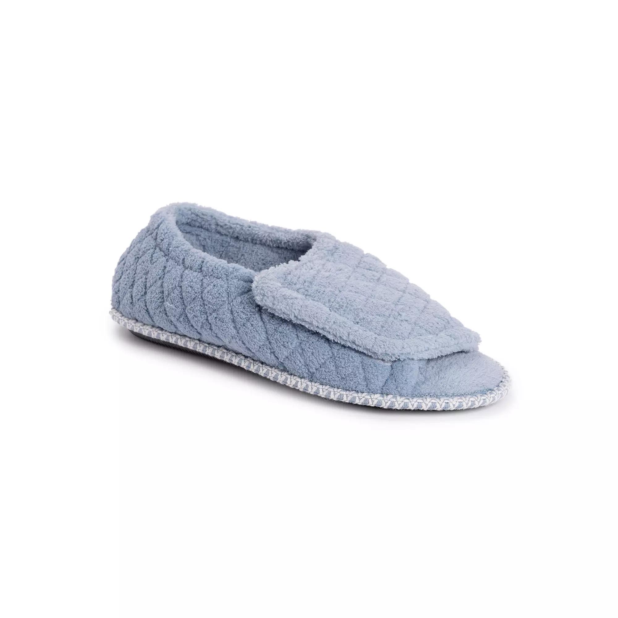 MUK LUKS Women's Peep-Toe Slippers,  Product Image