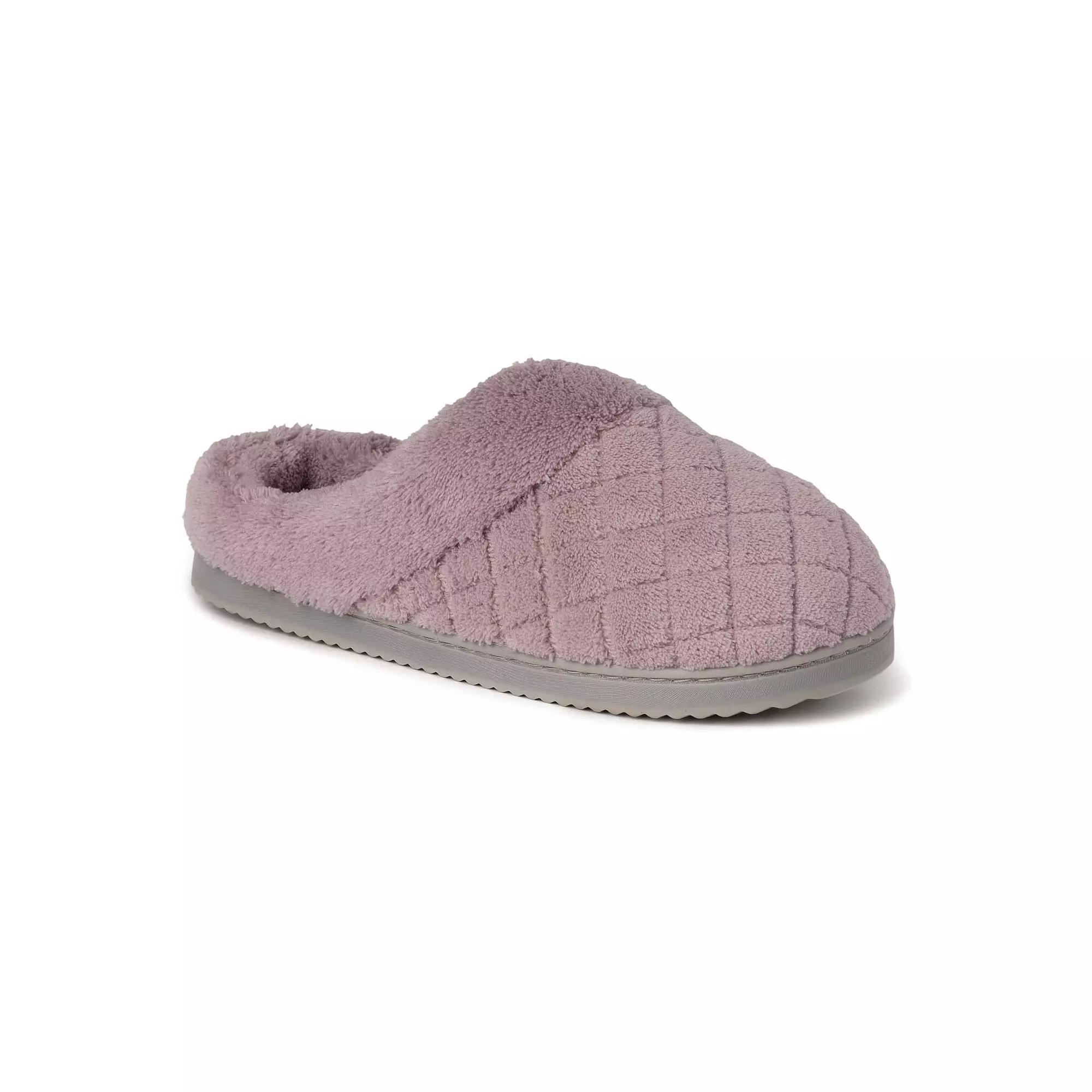 Dearfoams Libby Womens Quilted Terry Clog Slippers Product Image