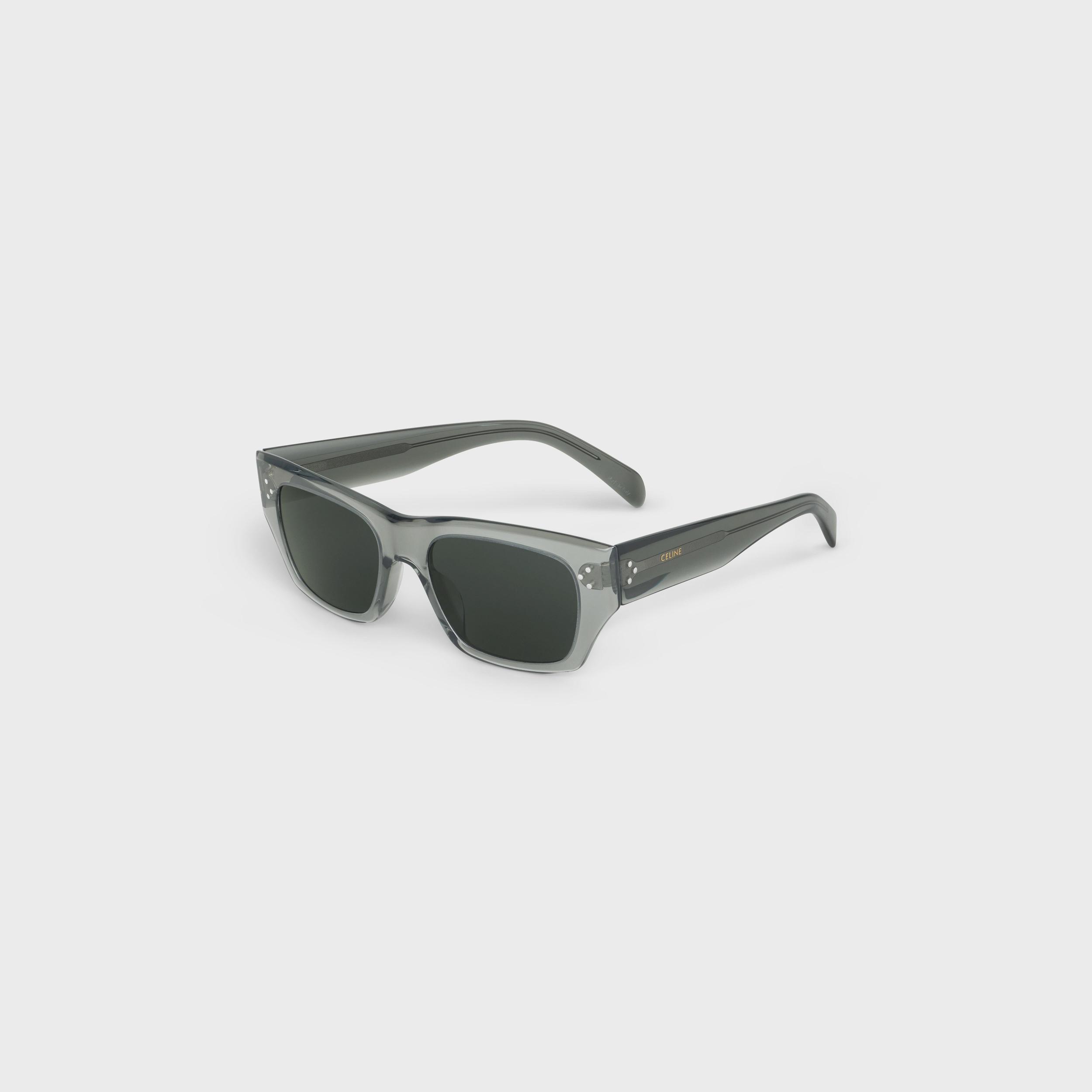 Black Frame 55 sunglasses in Acetate Product Image