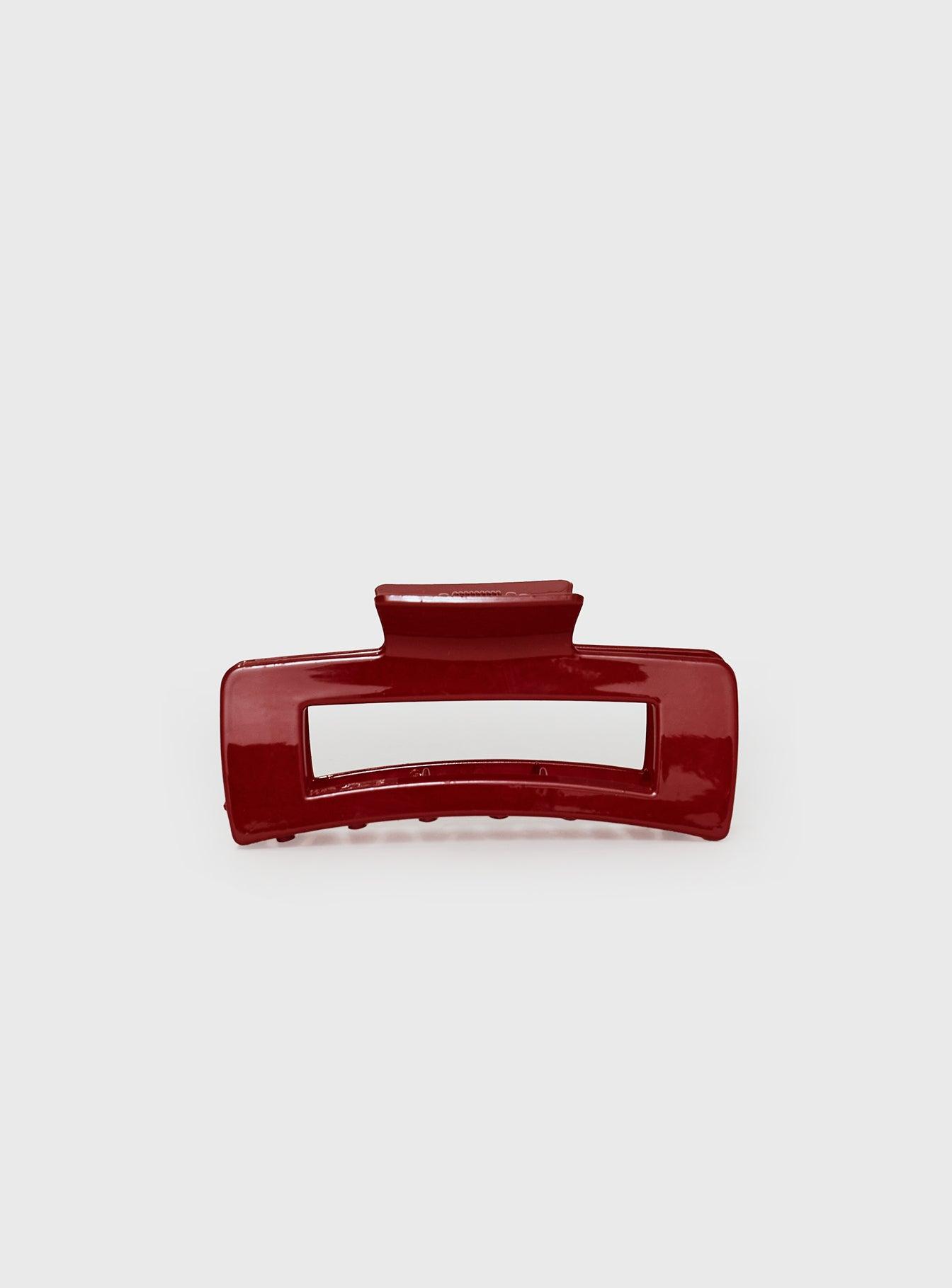 First Class Claw Clip Red Product Image