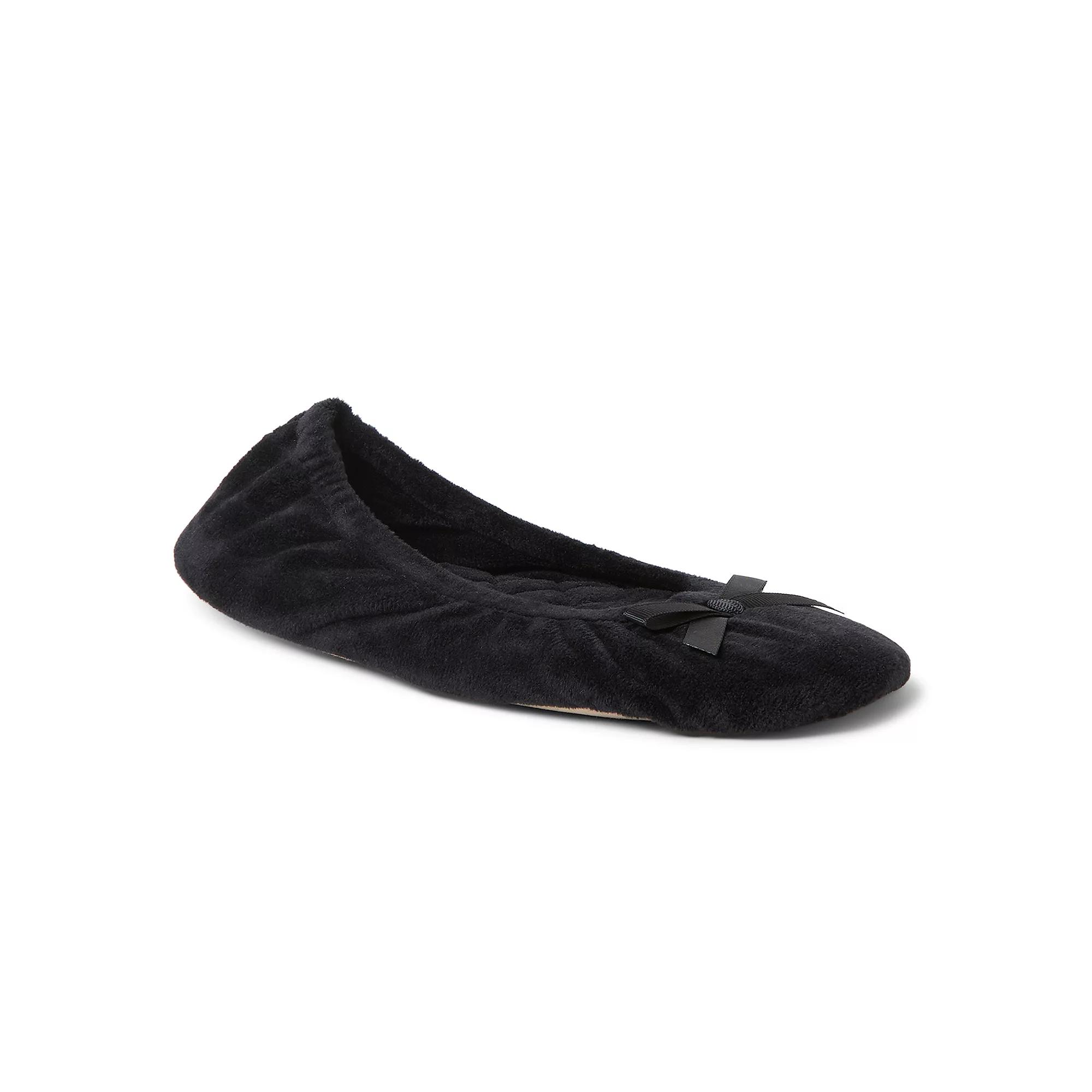 Dearfoams Layla Velour Women's Ballerina Slippers,  Product Image