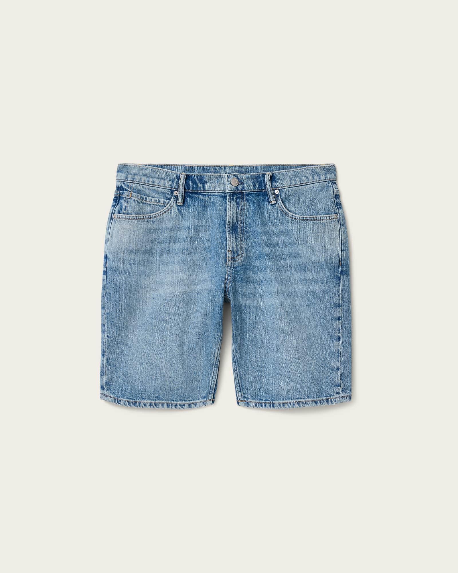 Switch Slim Fit Denim Shirts Light Indigo | ALLSAINTS US Product Image