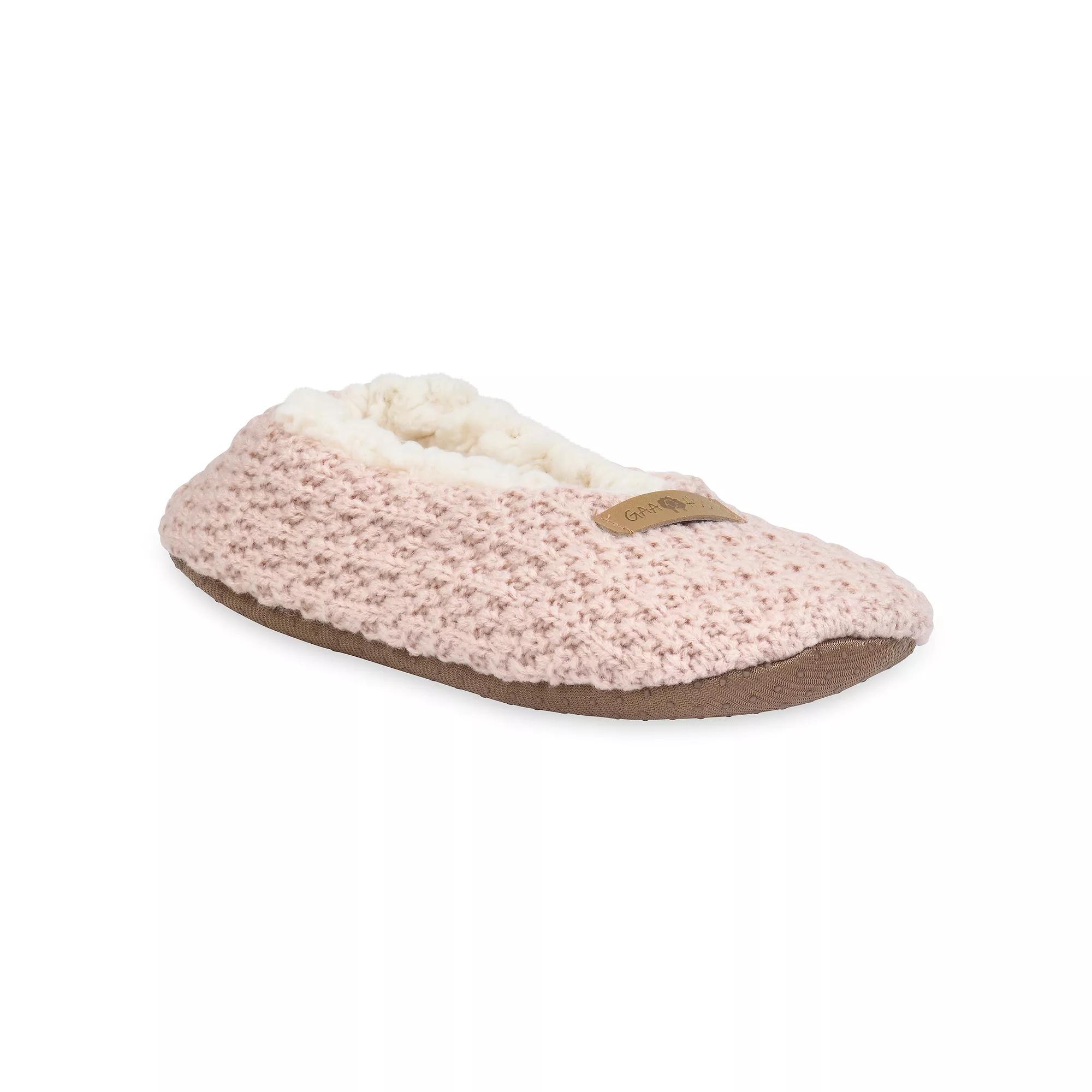 GaaHuu® Textured Knit Women's Ballerina Slippers, Pink Product Image