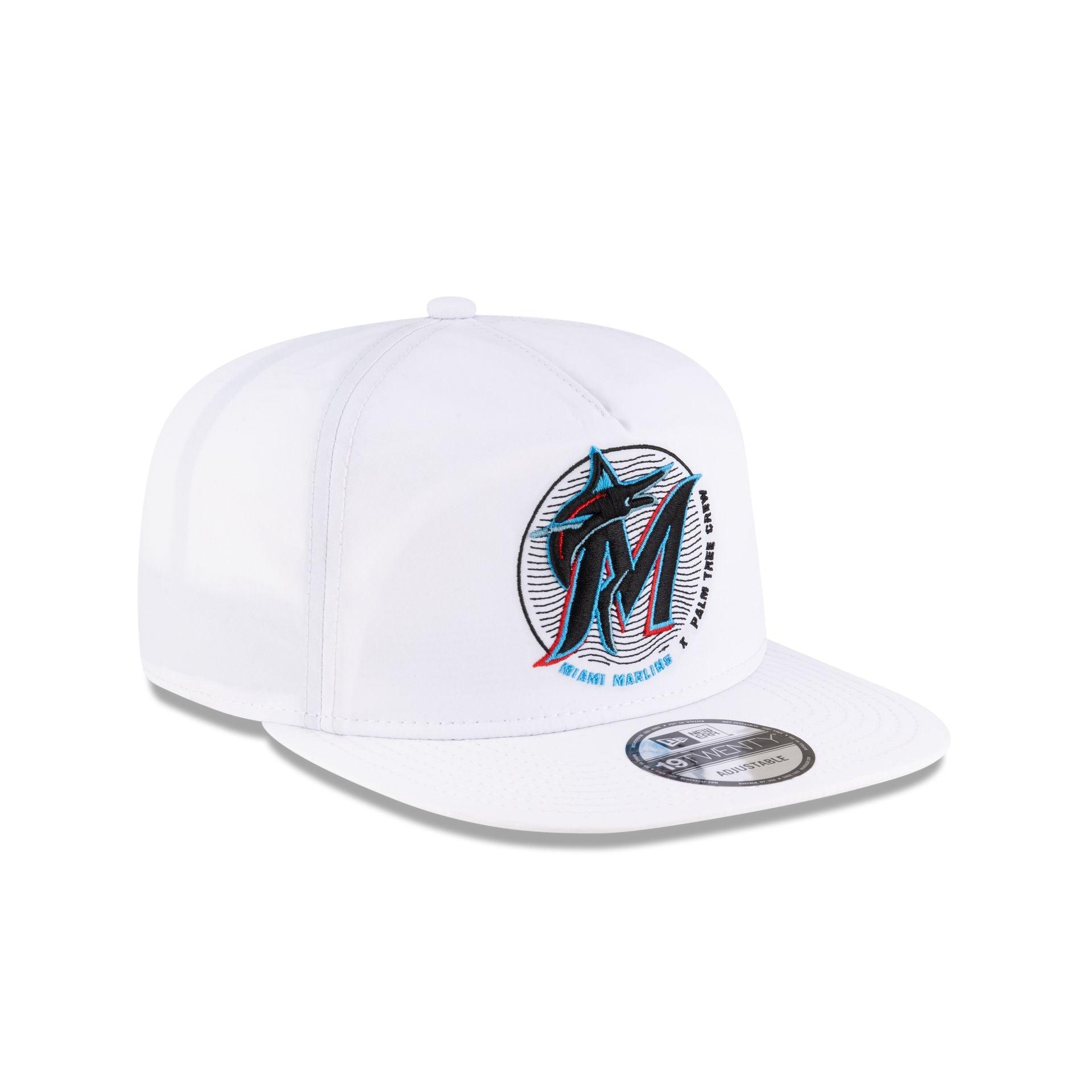Palm Tree Crew x Miami Marlins Chrome White 19TWENTY Adjustable Hat Male Product Image