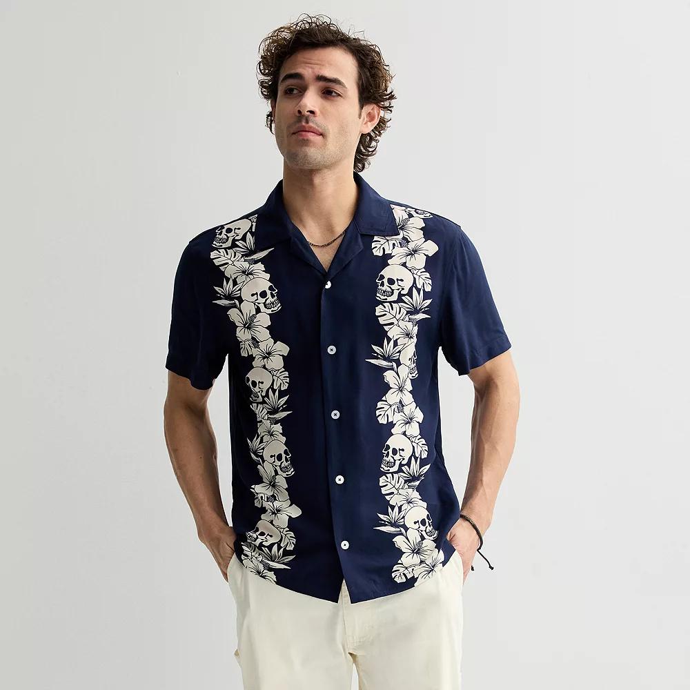Men's Trinity Coast Camp Shirt, Size: XXL, Blue Blazer Product Image