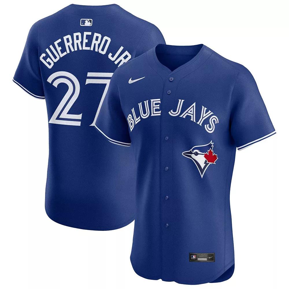 Men's Nike Vladimir Guerrero Jr. Royal Toronto Blue Jays Alternate Elite Player Jersey, Size: 52, Jay Blue Product Image