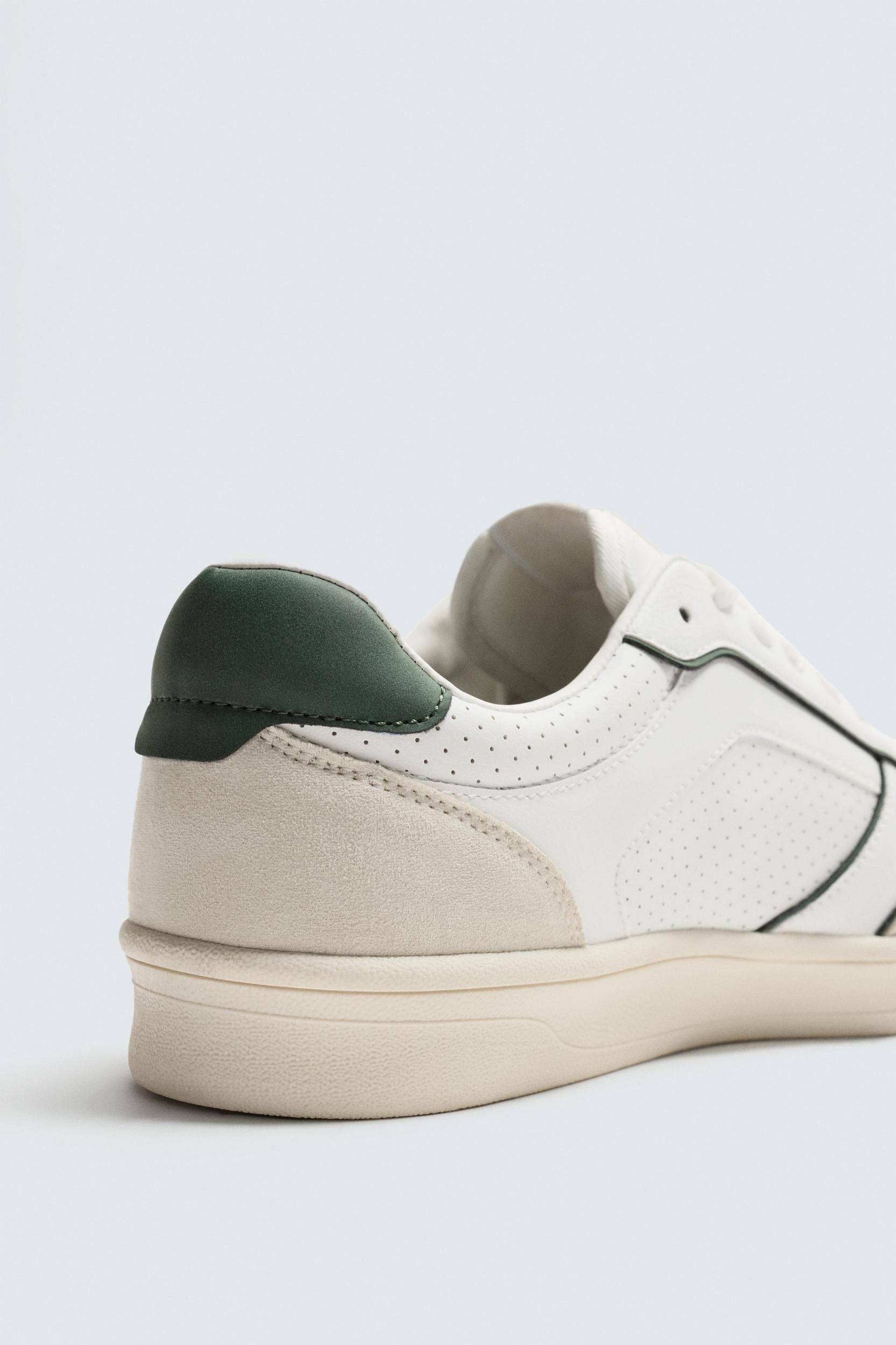 CONTRAST SOLE SNEAKERS Product Image