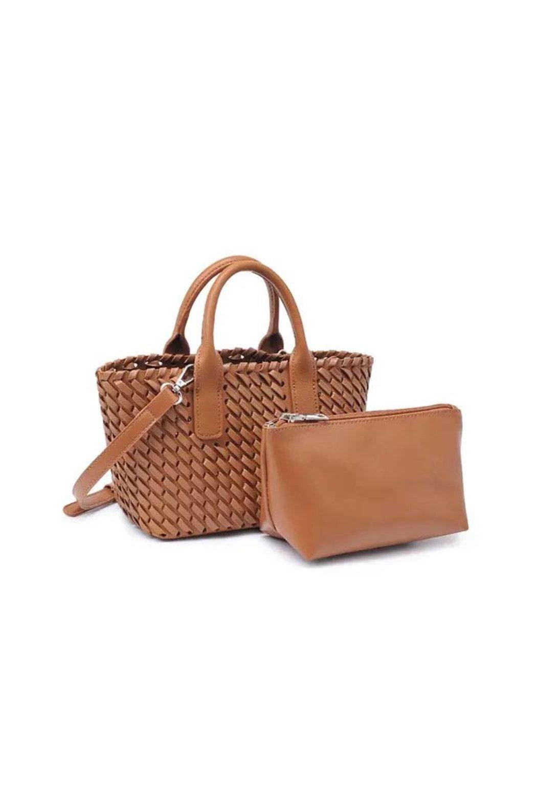 Paisley Woven Crossbody Tote Product Image