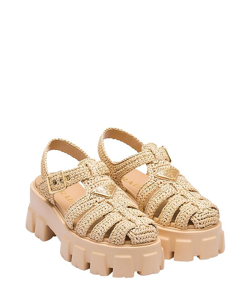 Womens Monolith Crochet Cage Sandals Product Image