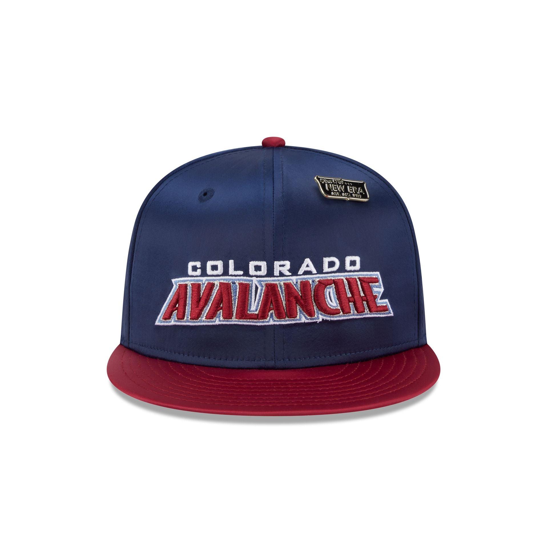 Colorado Avalanche Spring Satin 59FIFTY Fitted Hat Male Product Image