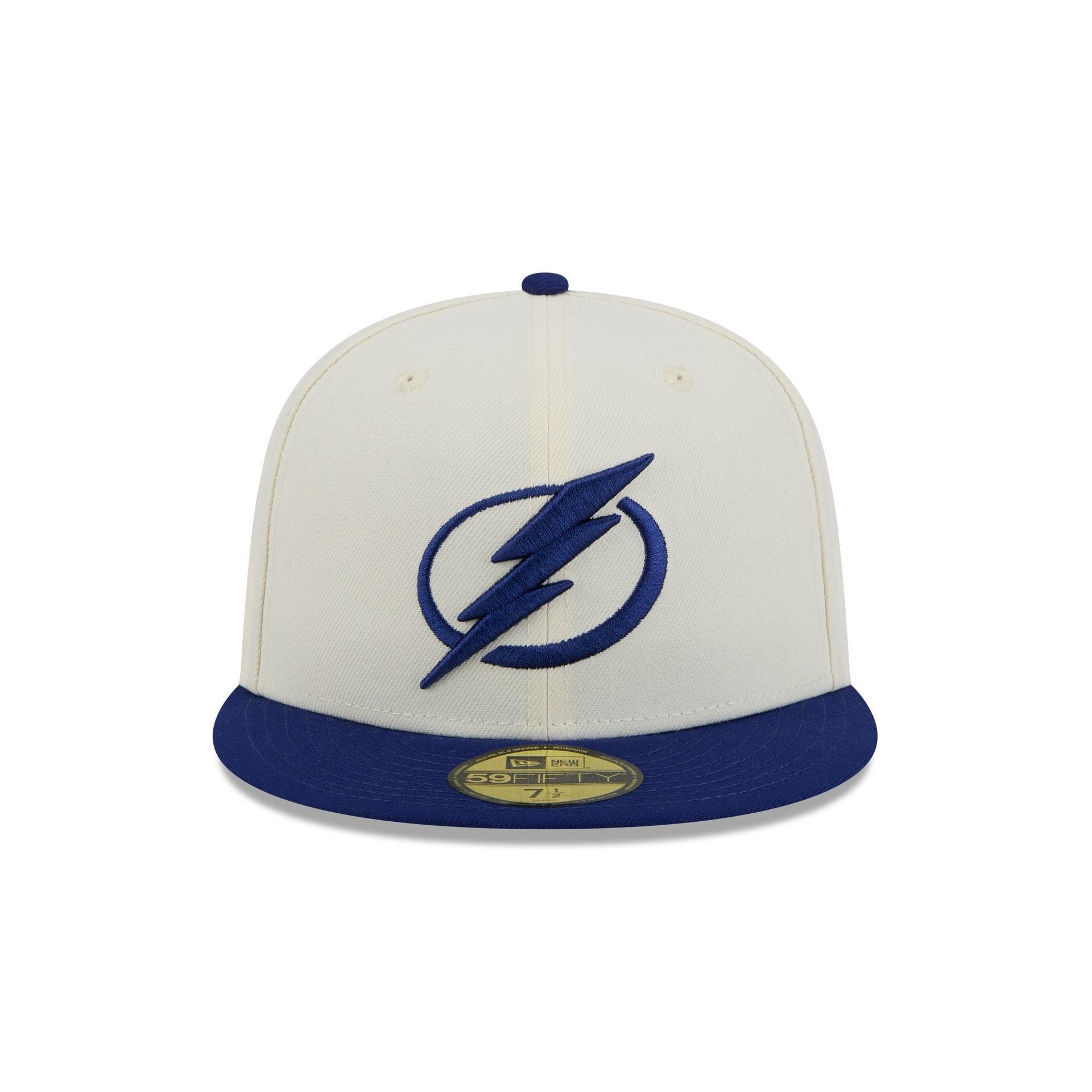 Tampa Bay Lightning Chrome White 59FIFTY Fitted Hat Male Product Image