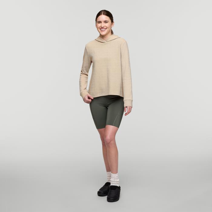 Atajo Long-Sleeve Waffle Hoodie - Women's Product Image